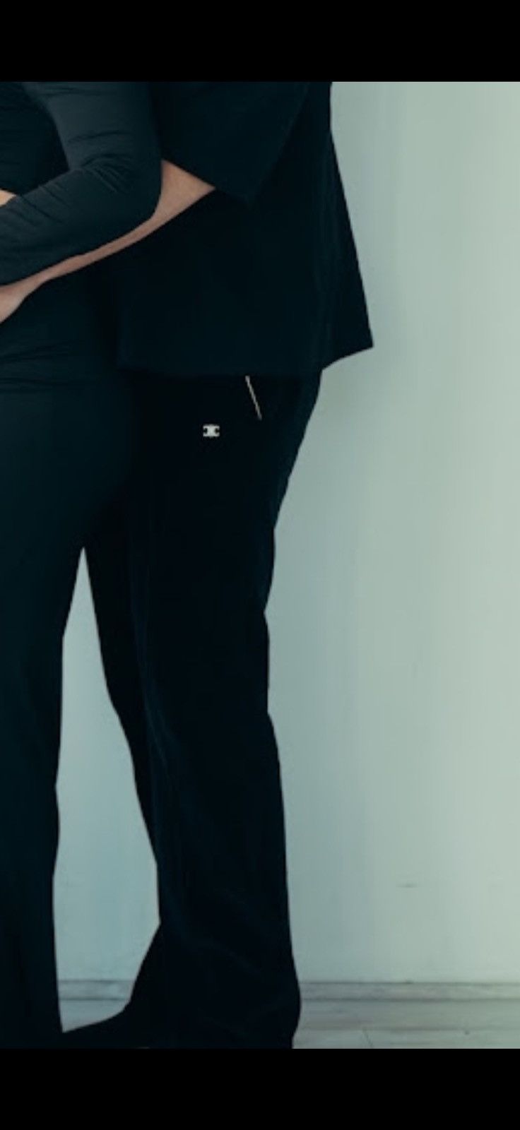 Celine Celine Velour Triomphe logo jersey track pants Size US 36 / EU 52 - 10 Thumbnail
