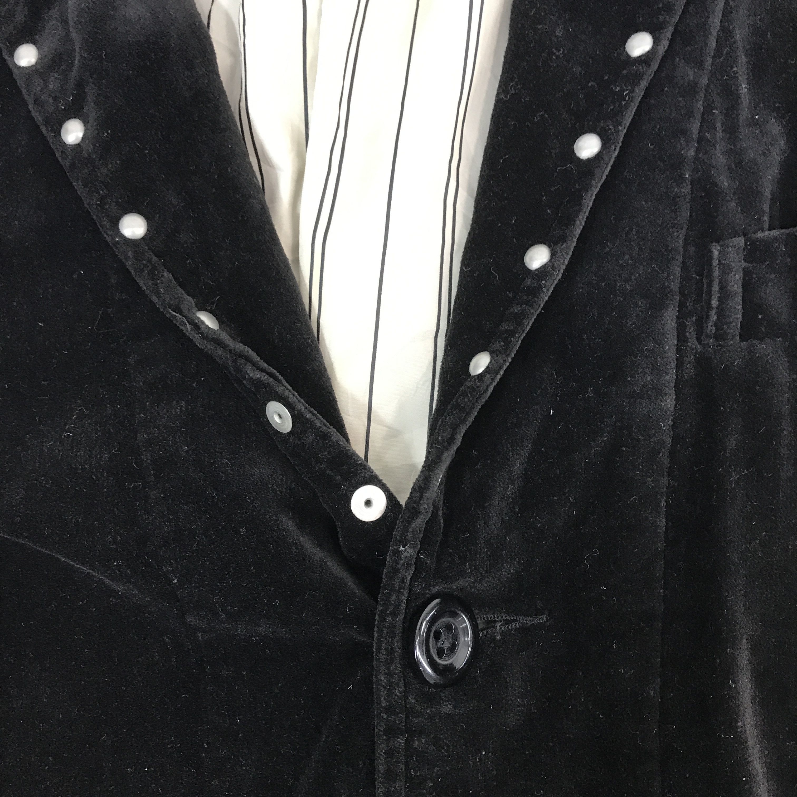 Japanese Brand Japan Punk Design Velvet Jacket poaom Jacket Size US M / EU 48-50 / 2 - 10 Thumbnail