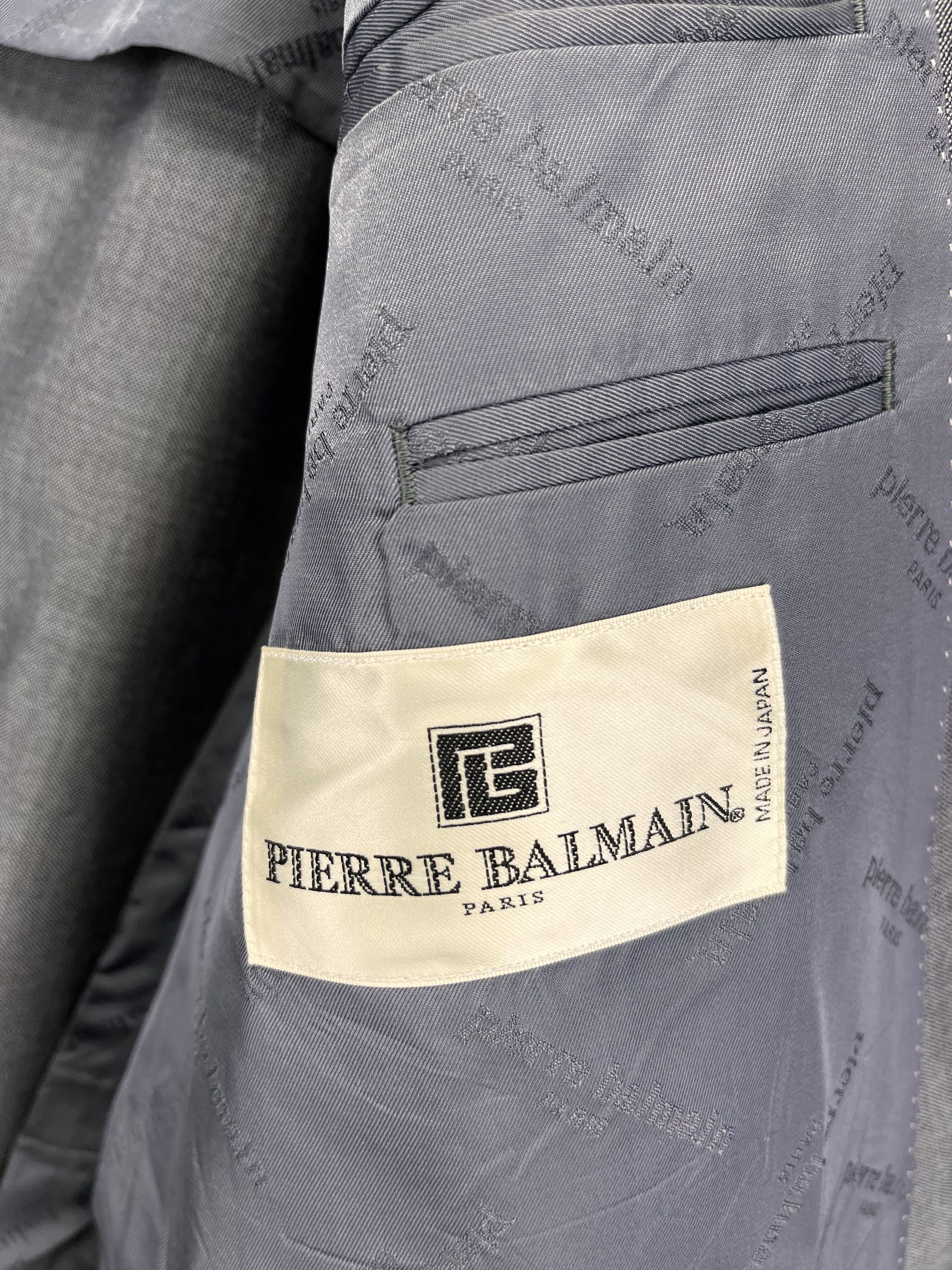 Balmain Vintage Pierre Balmain Luxury Wool Blazer Coat Jacket Size US M / EU 48-50 / 2 - 6 Thumbnail