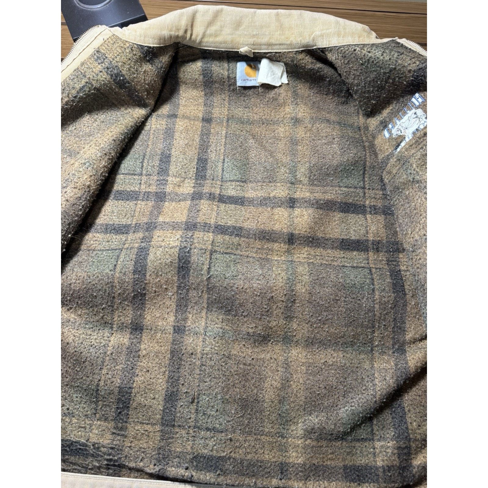 Carhartt Vintage 90s Carhartt Detroit Jacket Mens XL Blanket Lined Size US XL / EU 56 / 4 - 4 Thumbnail