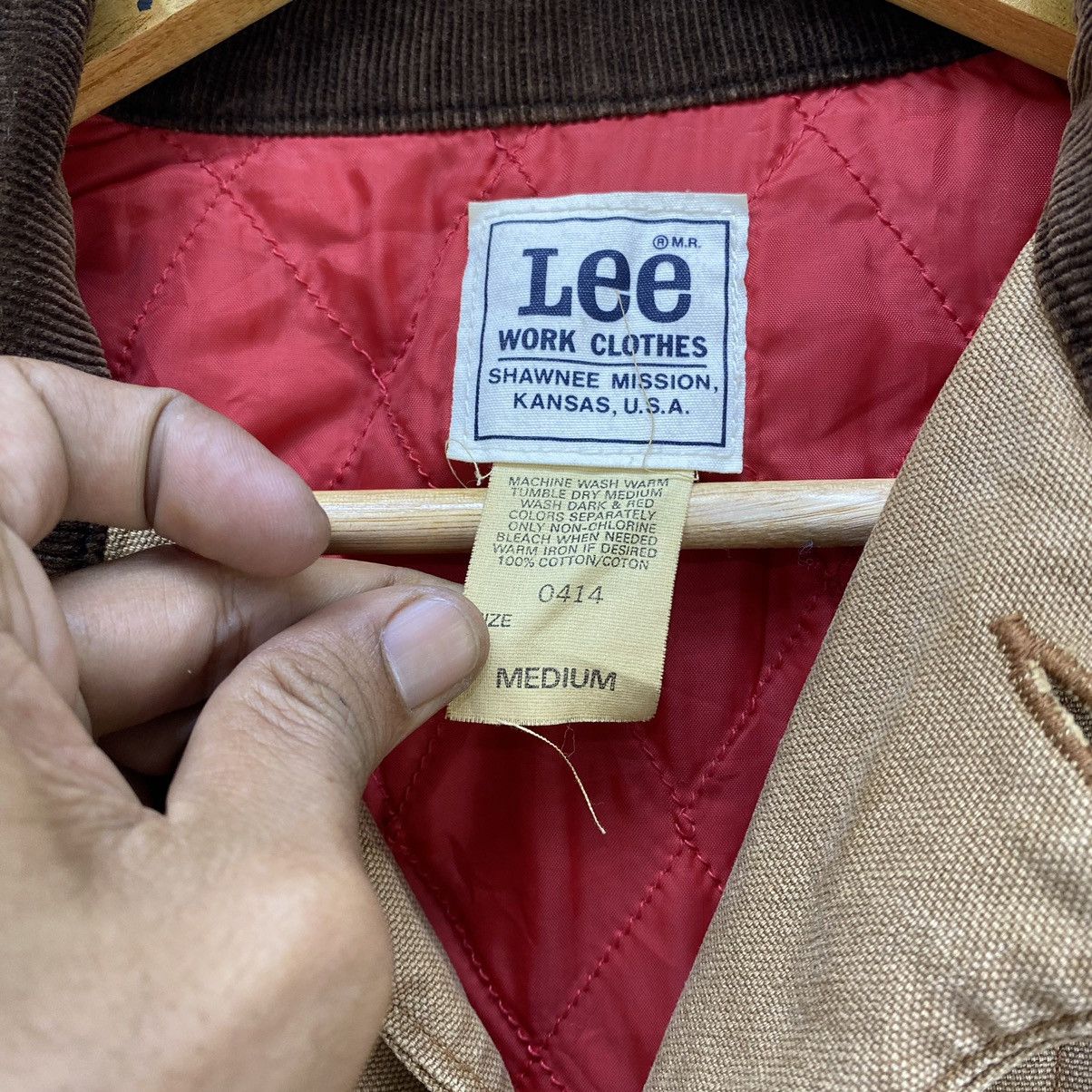 Lee 🔥 vintage Lee Duck Canvas Chore Jacket corduroy Collar Size US M / EU 48-50 / 2 - 9 Thumbnail