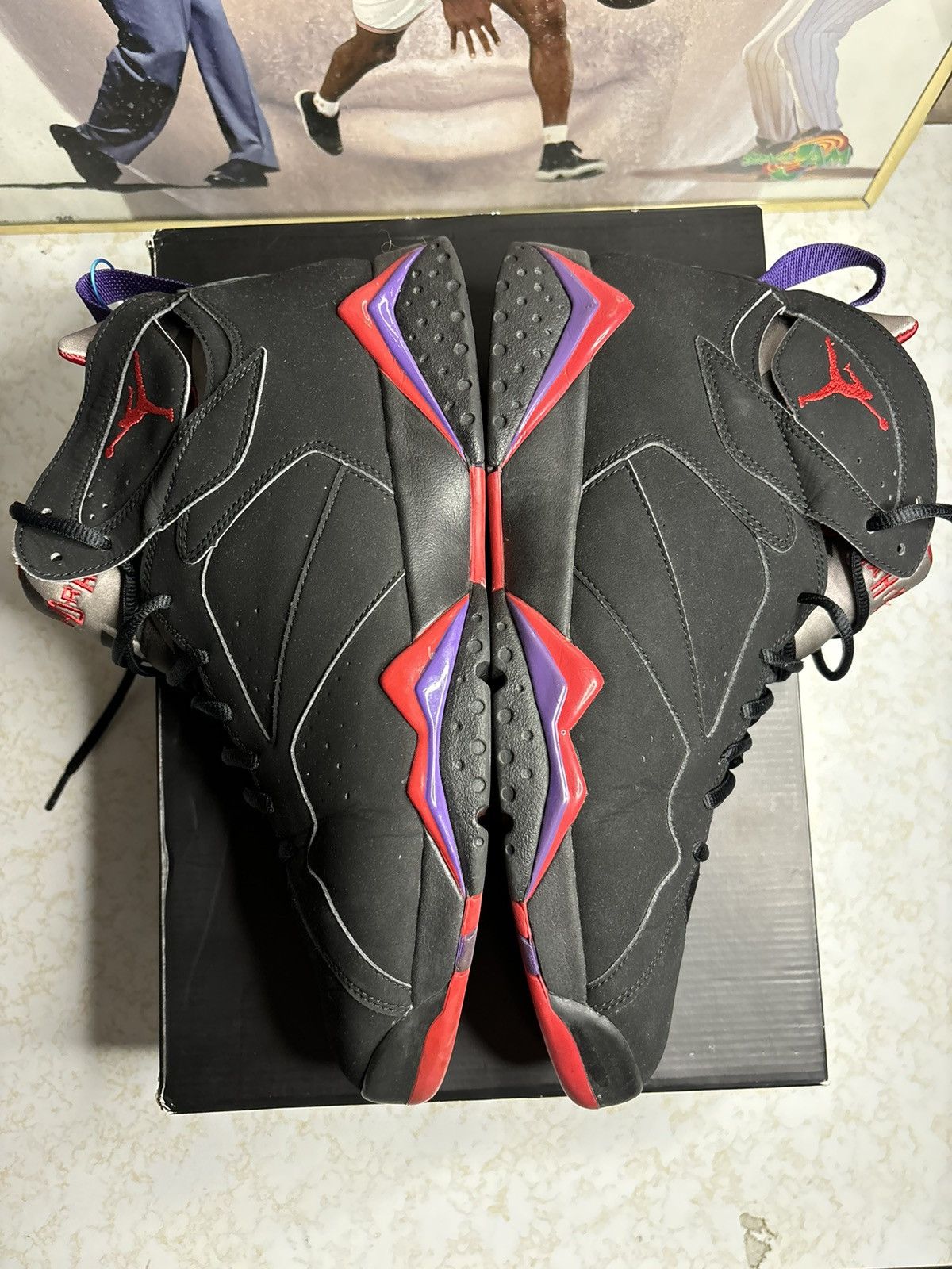Jordan Brand Air Jordan 7 Retro 2012 raptor Size US 12 / EU 45 - 4 Thumbnail