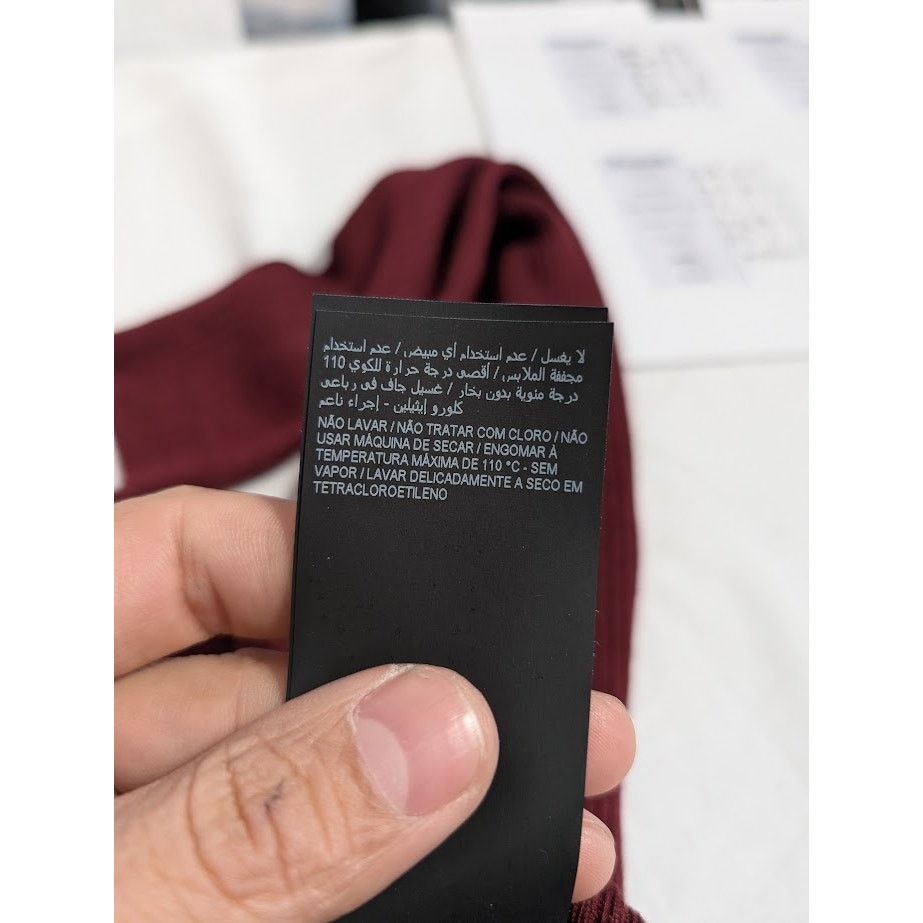 Saint Laurent Paris o1rshd1 Sweater in Burgundy Size US XL / EU 56 / 4 - 15 Thumbnail