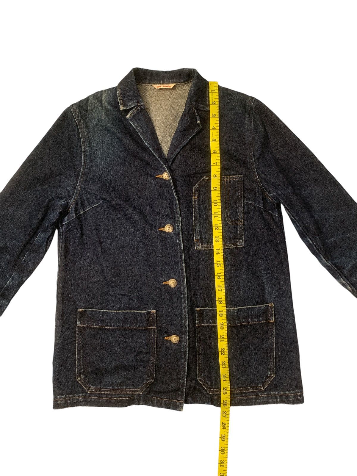 Japanese Brand Rare Design Vintage Ray Cassin Denim Jackets Size M / US 6-8 / IT 42-44 - 9 Thumbnail