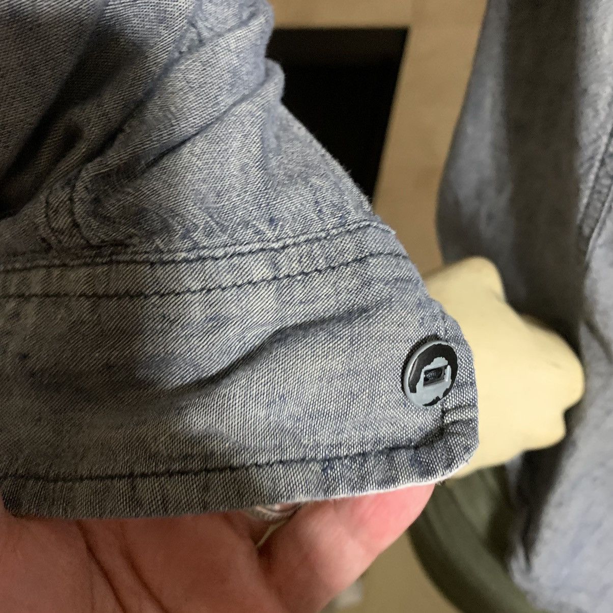 Alex Mill Denim Chambray Shirt Size US XL / EU 56 / 4 - 5 Thumbnail