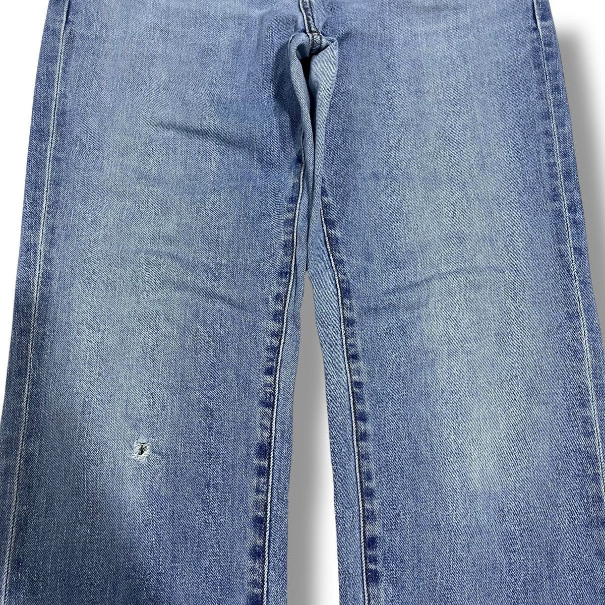 If Six Was Nine × Japanese Brand × Le Grande Bleu (L.G.B.) VINTAGE UNIQLO WASHED BLUE DENIM PANTS Size US 32 / EU 48 - 3 Thumbnail
