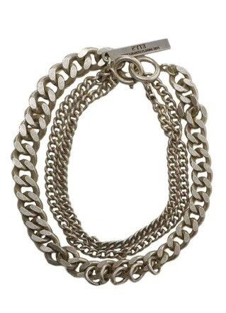 Yohji Yamamoto Yohji yamamoto brass 6-WAY CURVED CHAIN BRACELET NECKLACE Size ONE SIZE - 10 Thumbnail