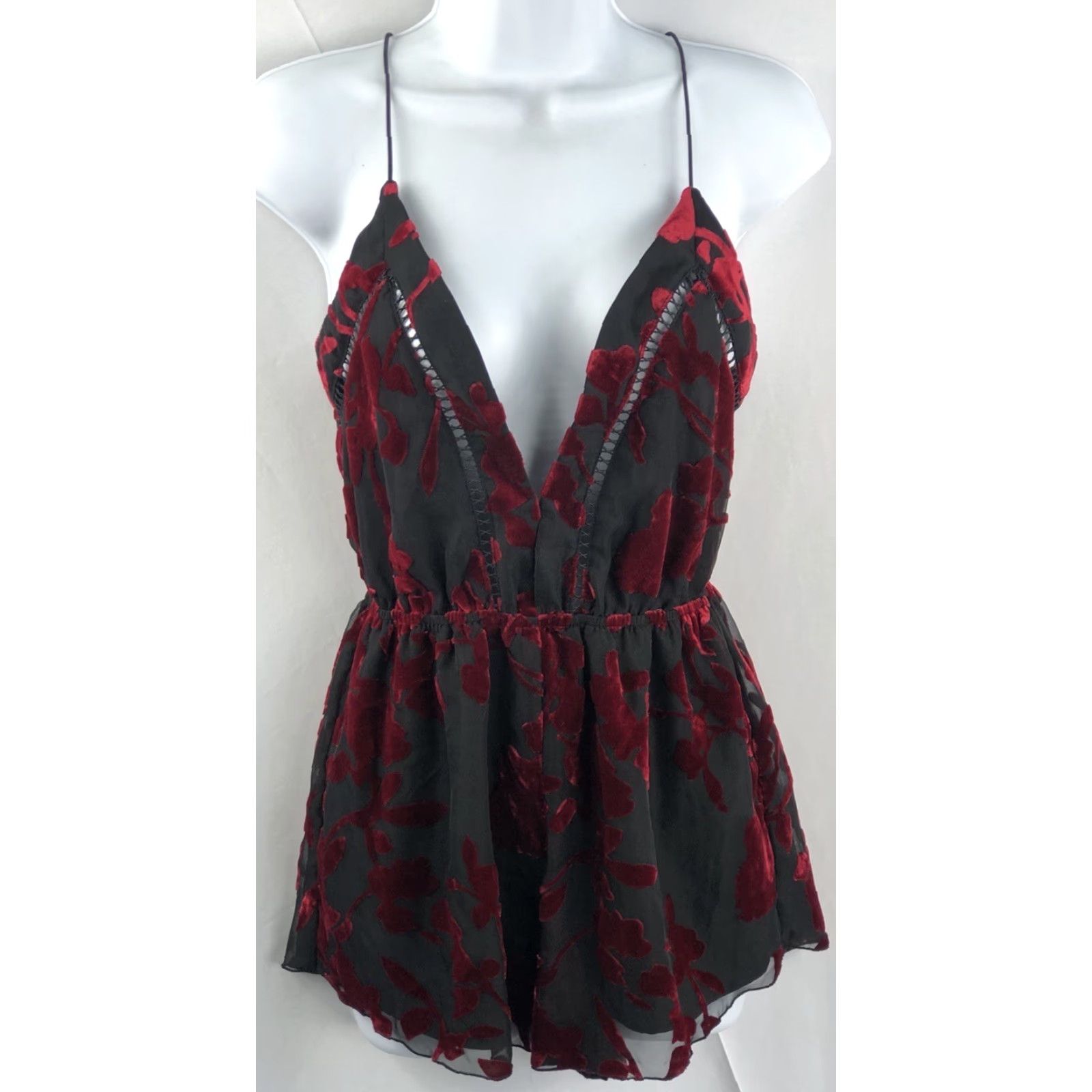 halter neck cotton dress for women Fleur Lace Halter Mini Dress main image 0