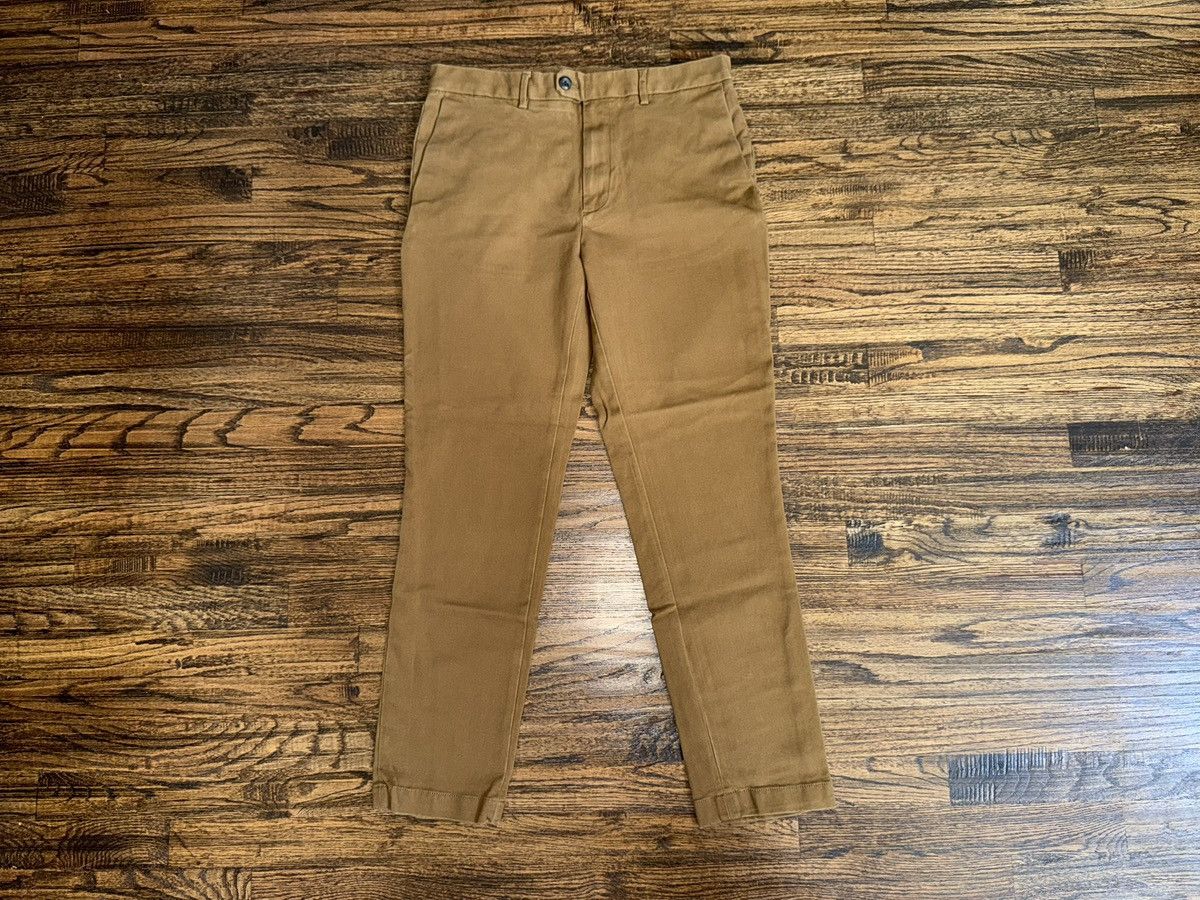 Banana Republic Banana Republic Brushed Chino Traveler Pants Brown Sz 32x32 Size US 32 / EU 48 - 2 Thumbnail