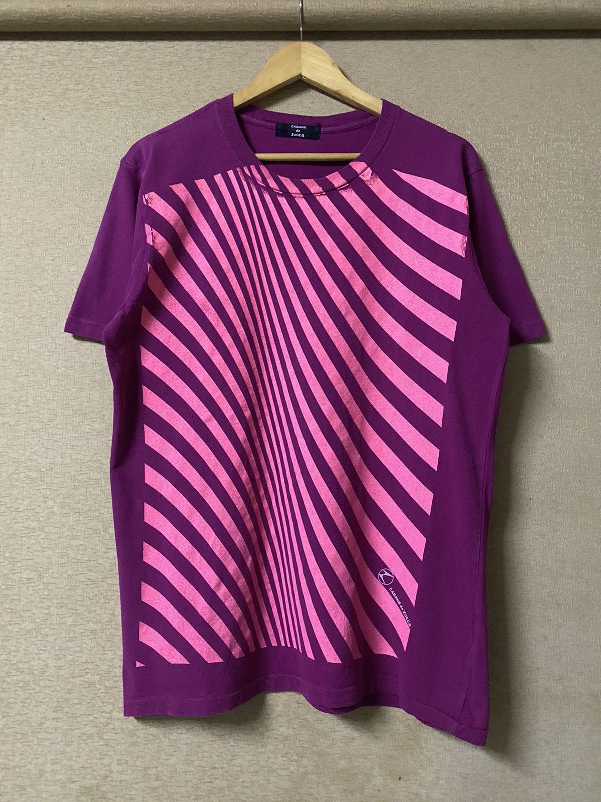 CABANE de ZUCCa Vintage Cabane de Zucca Stripes Graphic Tee Size US M / EU 48-50 / 2 - 1 Thumbnail