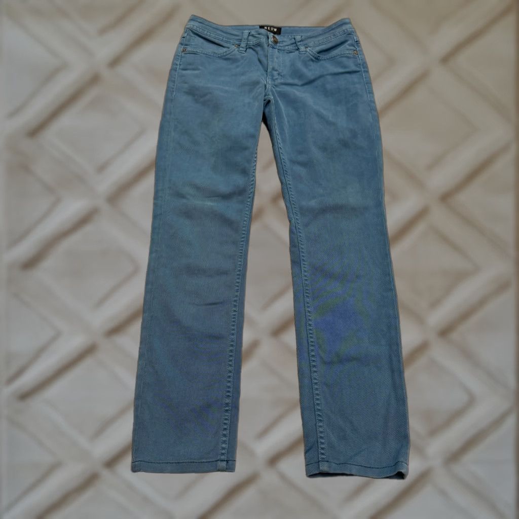 Vintage VINTAGE Neuw Denim Jeans Skinny Woman 8R Blue Mid Rise Button Fly Slim Fit 5-Pocket City Classic Modern Everyday Womens Jeans Size 30" / US 8 / IT 44 - 1 Thumbnail