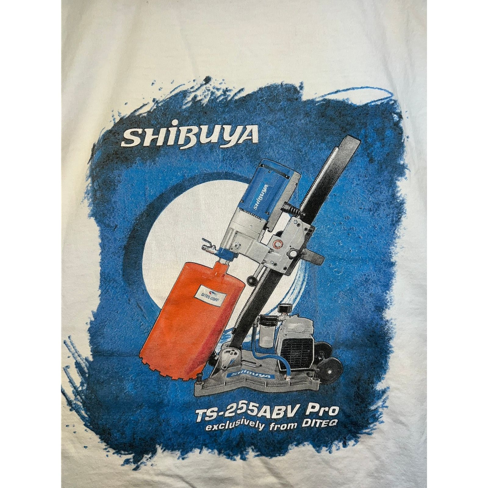 Vintage Vintage Tool Shirt Equipment Drilling Shibuya Graphic Tee L Size US L / EU 52-54 / 3 - 8 Thumbnail