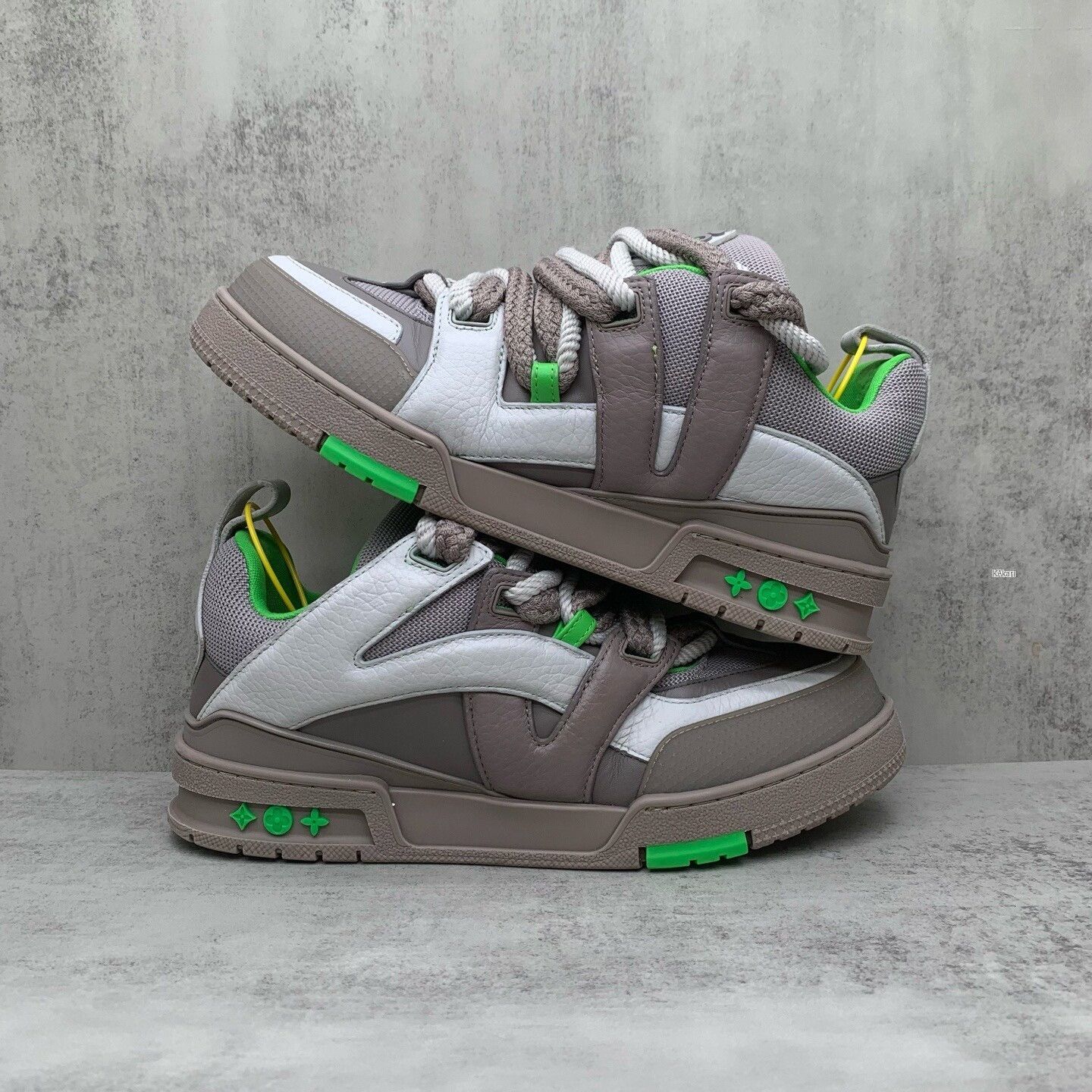 Louis Vuitton LV Skate Grey Green Sneakers Size US 8 / EU 41 - 2 Thumbnail