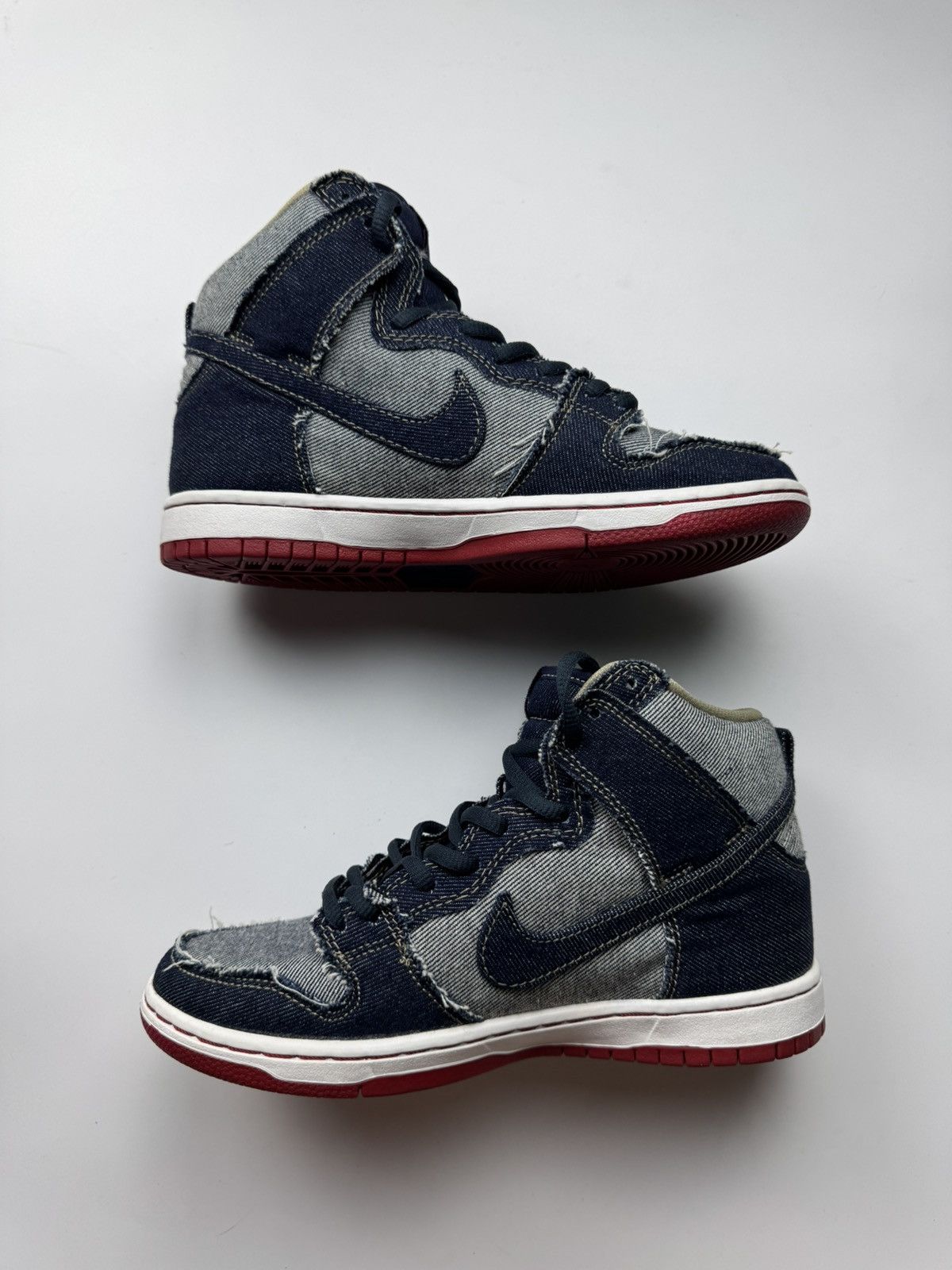 Nike SB Nike SB Dunk High Reese Forbes Denim QS Size US 5.5 / EU 38 - 3 Thumbnail