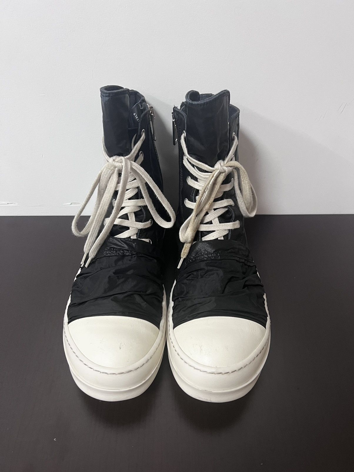 Rick Owens Drkshdw Rick owens drkshdw ramones high top sneakers sz43 Size US 10 / EU 43 - 3 Thumbnail