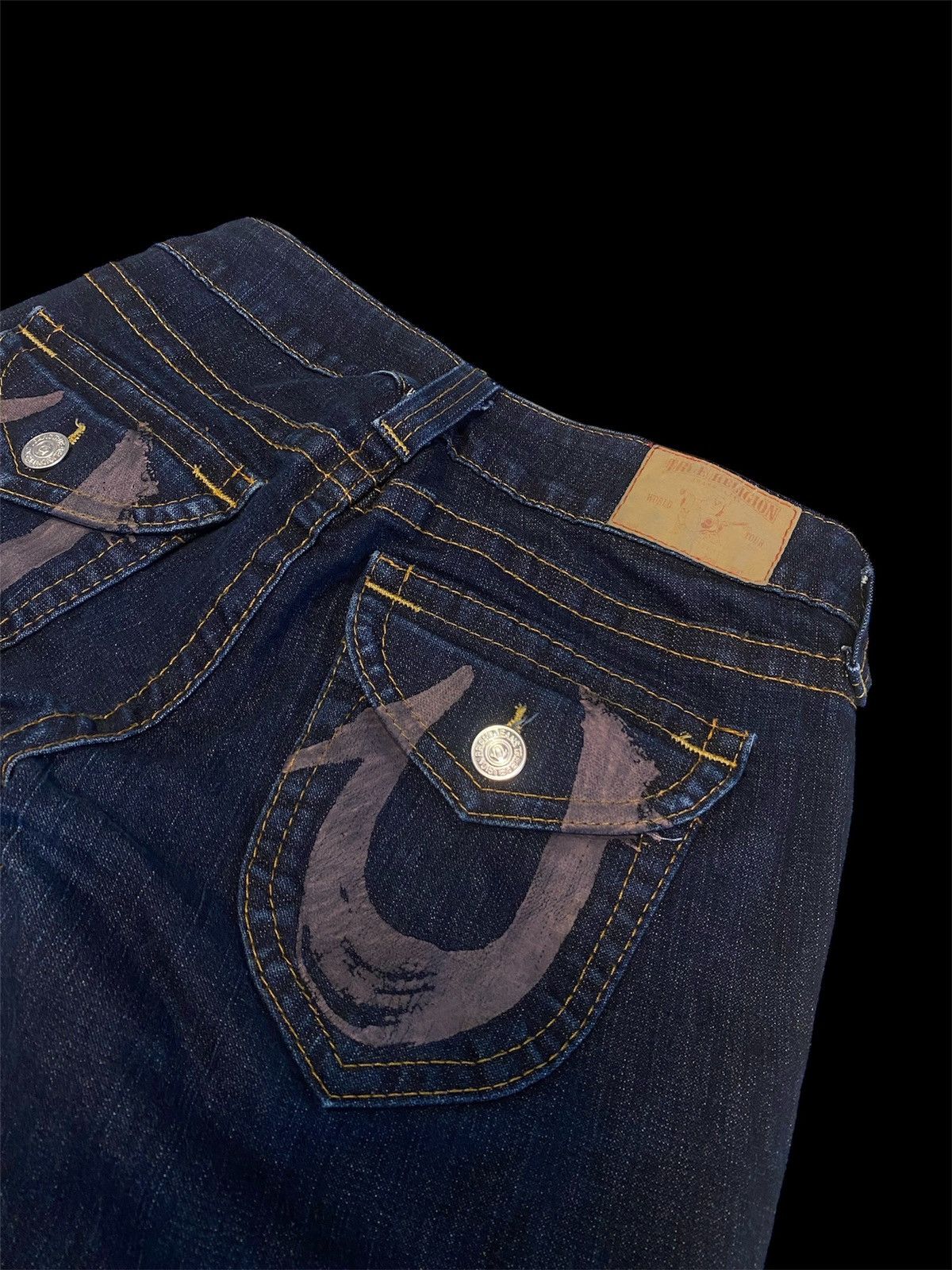 True Religion True Religion Purple Denim Jeans Size US 28 / EU 44 - 2 Thumbnail