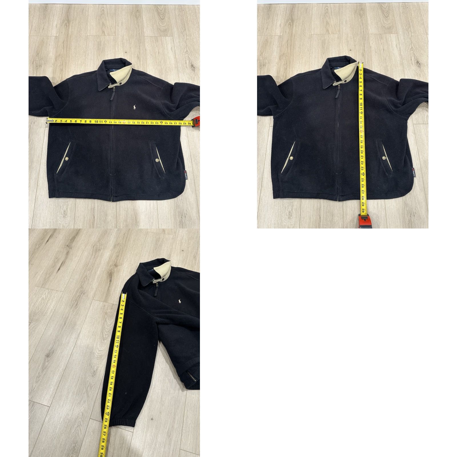 Polo Ralph Lauren VINTAGE Polo Ralph Lauren Jacket Mens 2XL Black Polartec Full Zip Fleece Size US XXL / EU 58 / 5 - 9 Thumbnail