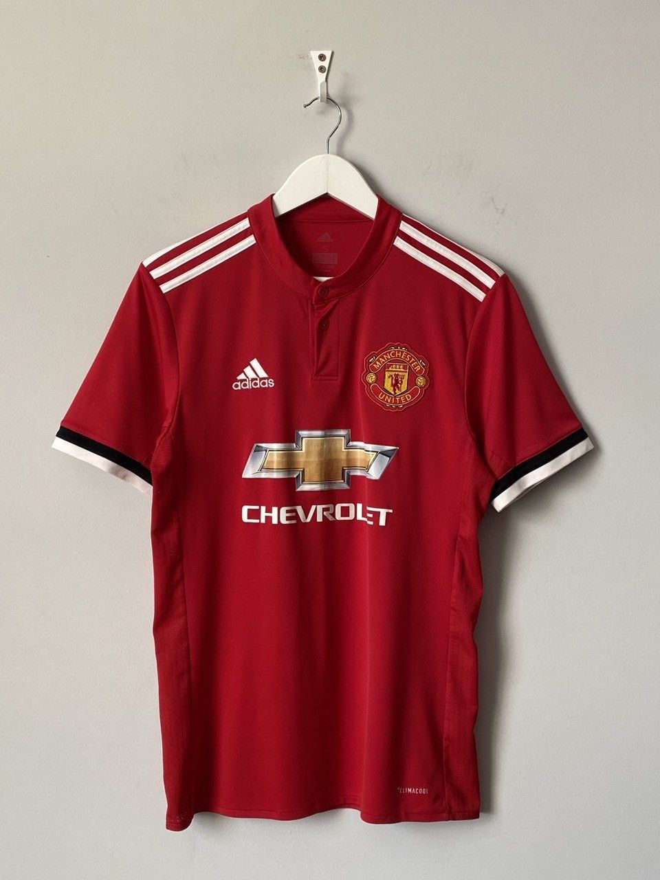 Adidas Adidas Manchester United 2017/18 Home Soccer Jersey Size US S / EU 44-46 / 1 - 1 Thumbnail