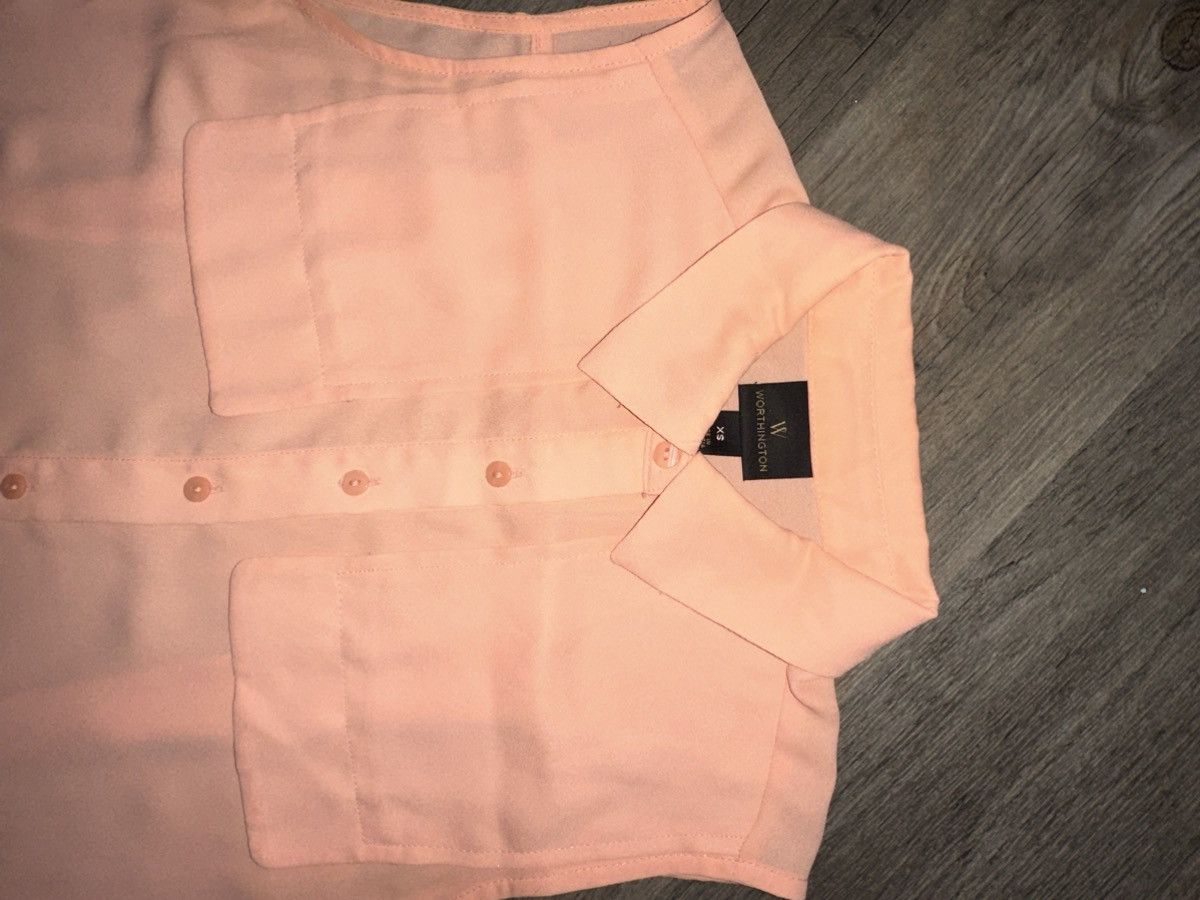 Worthington Worthington peach Tank Top For Women Size XS Pre-owned Size XS / US 0-2 / IT 36-38 - 5 Thumbnail