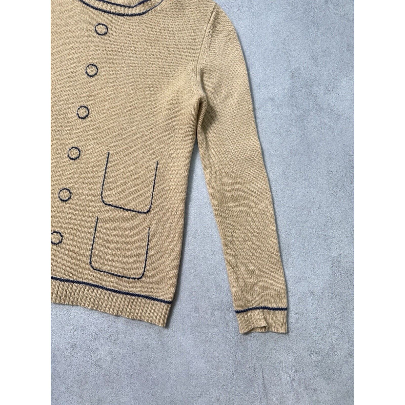 Marni Marni Cashmere Beige Sweater Wool Size S / US 4 / IT 40 - 3 Thumbnail