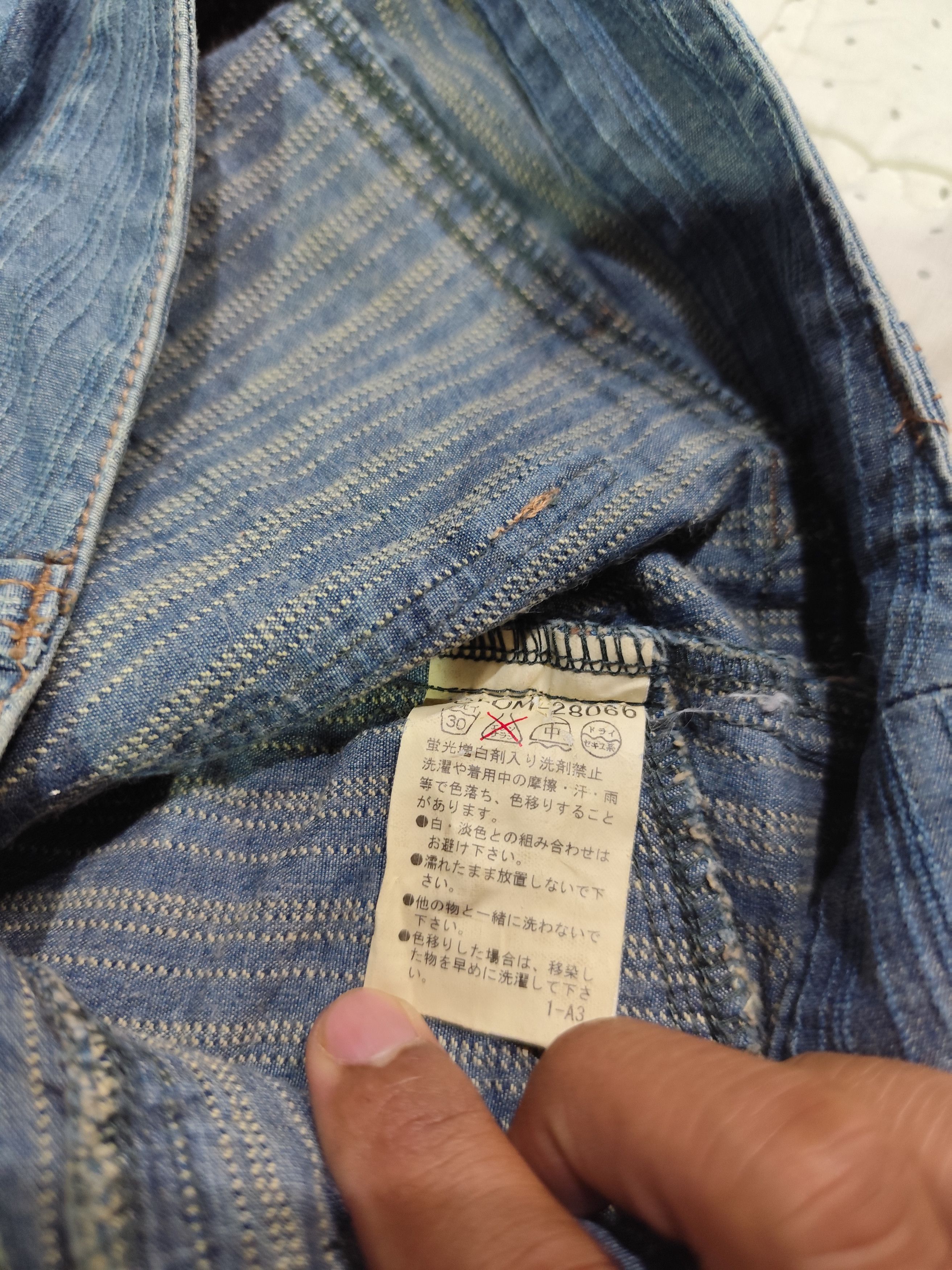 Issey Miyake × Japanese Brand Vintage Elle Planete Flare Denim J024 Size 30" / US 8 / IT 44 - 18 Thumbnail