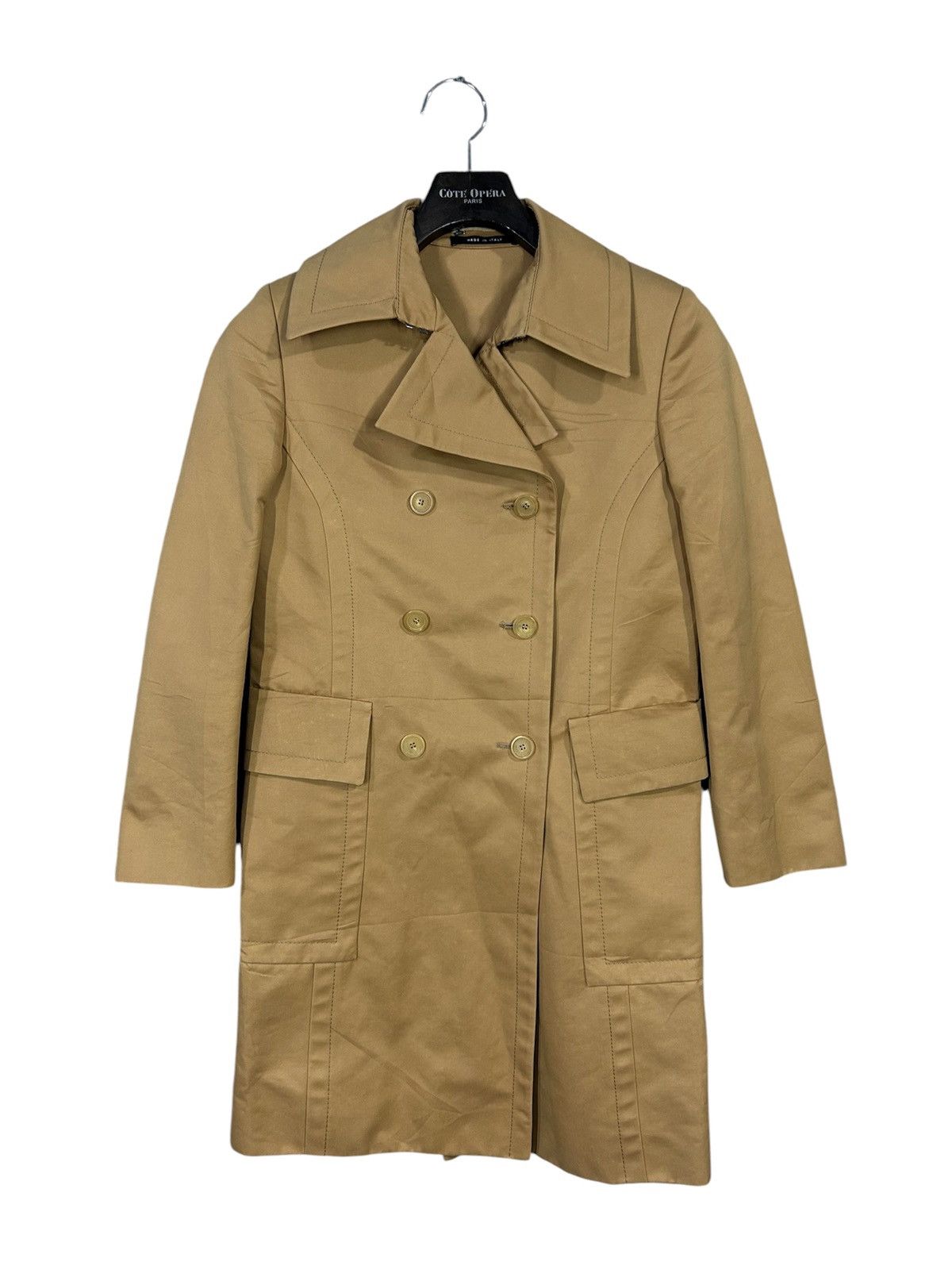 Gucci Vintage gucci trenchcoat big pocket Size XS / US 0-2 / IT 36-38 - 2 Thumbnail