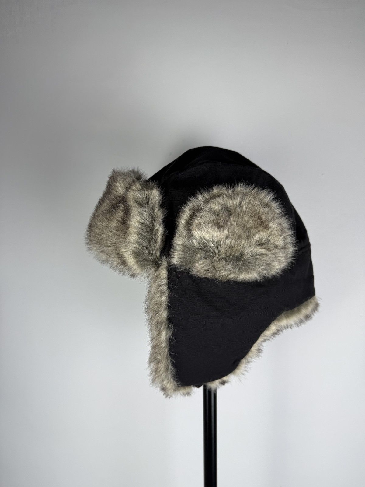 Japanese Brand × Vintage Y2K Vintage Avant Garde Hat Ushanka Fur Streetwear Style Alt Size ONE SIZE - 3 Thumbnail