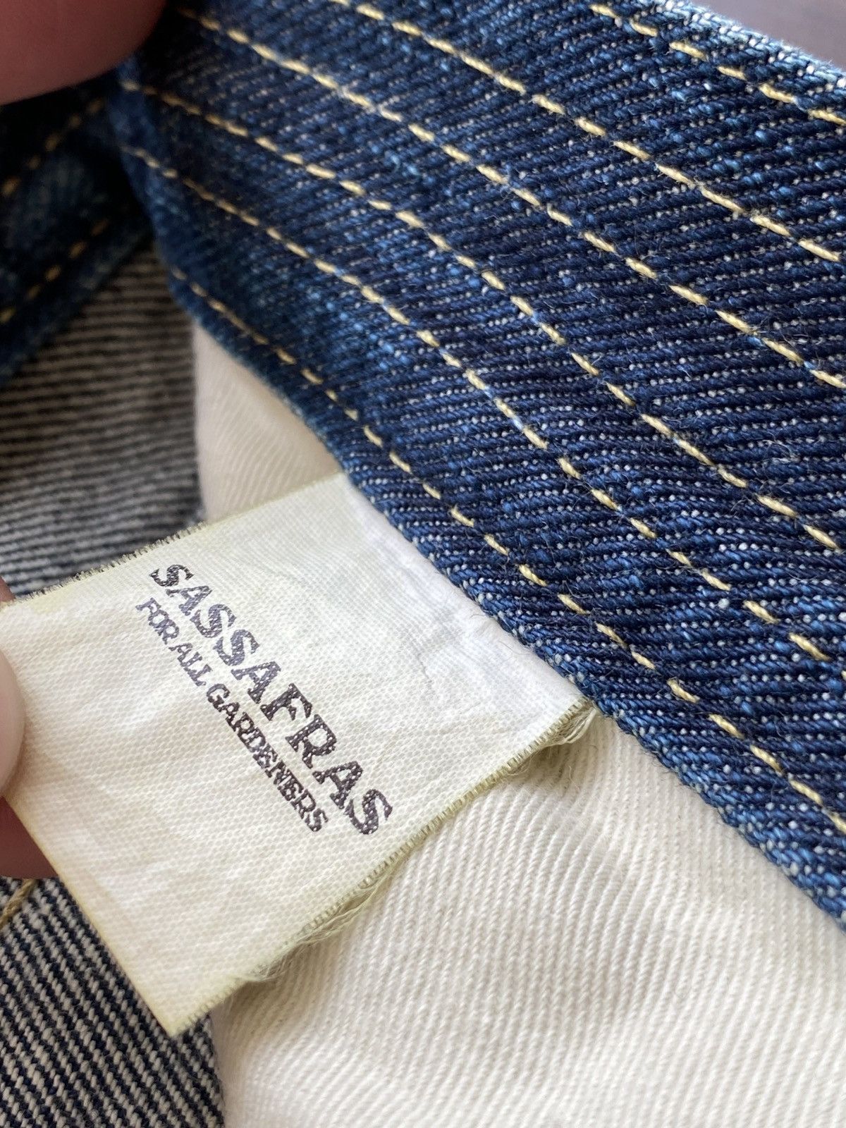 Sassafras SASSAFARAS FALL LEAF SPARAY GARDENERS DENIM 13.05oz Size US 30 / EU 46 - 13 Thumbnail