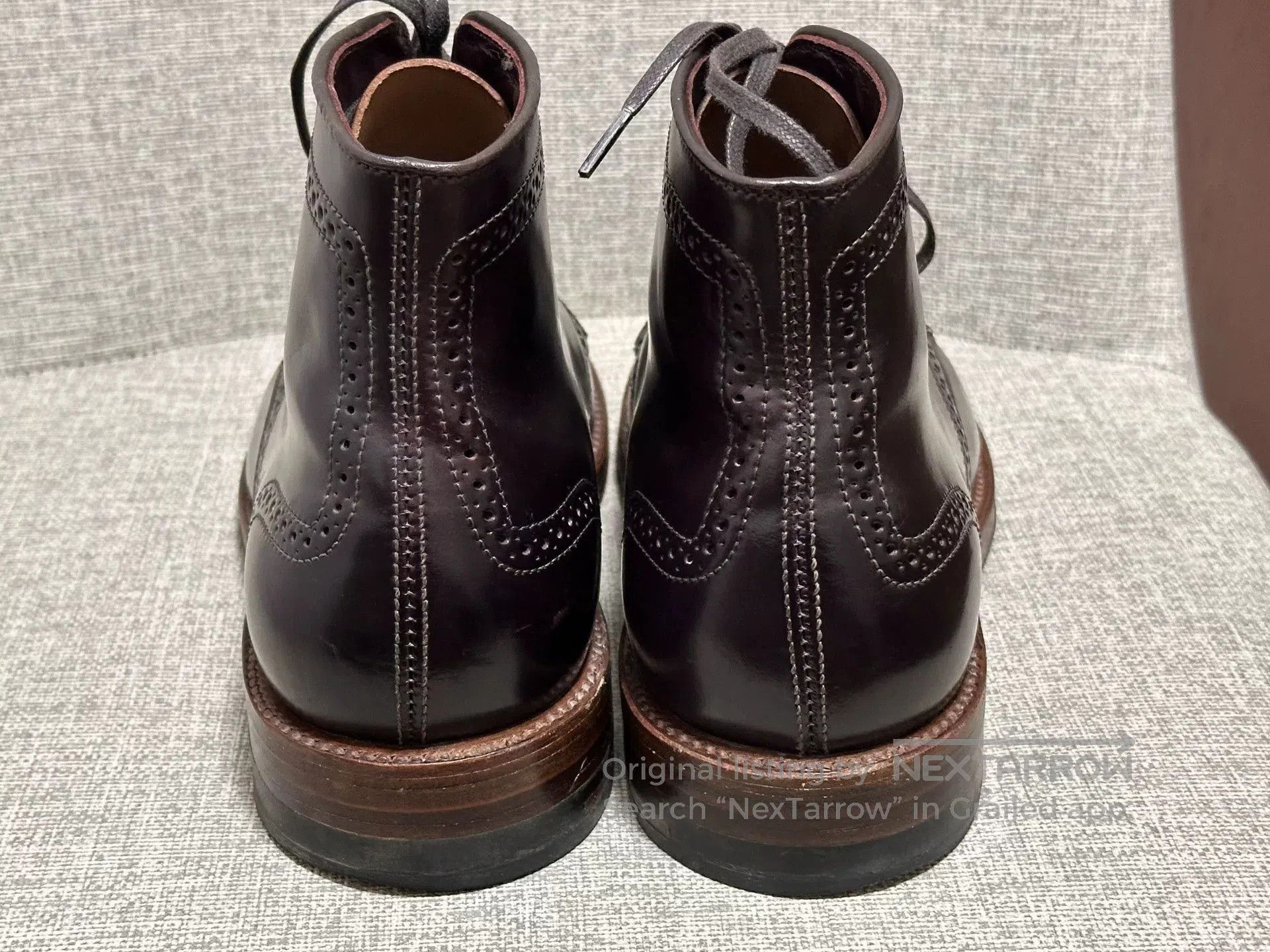 Alden Alden Medallion StraightTip Boot. Size US 7.5 / EU 40-41 - 6 Thumbnail
