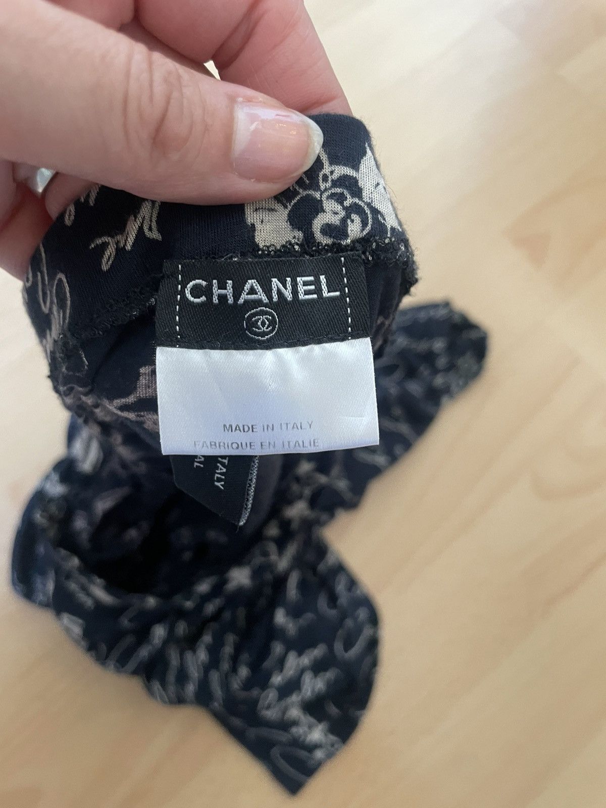 Chanel CHANEL CC MONOGRAM LOGO PANTS Size 25" / US 0 / IT 36 - 7 Thumbnail