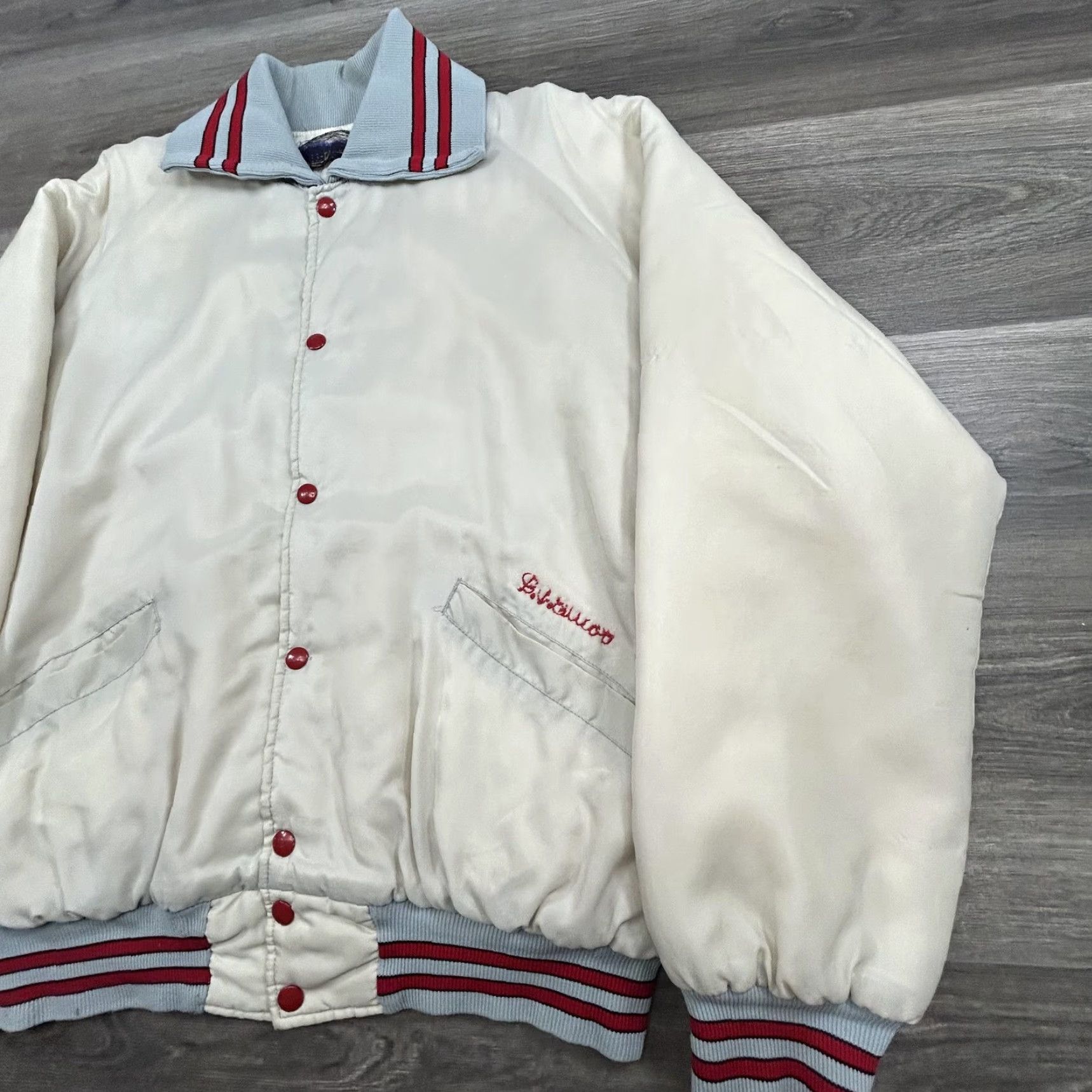 Vintage VINTAGE Ohio State Jacket Mens XL Buckeyes College Football 80s Chain Stitch USA Size US XL / EU 56 / 4 - 4 Thumbnail