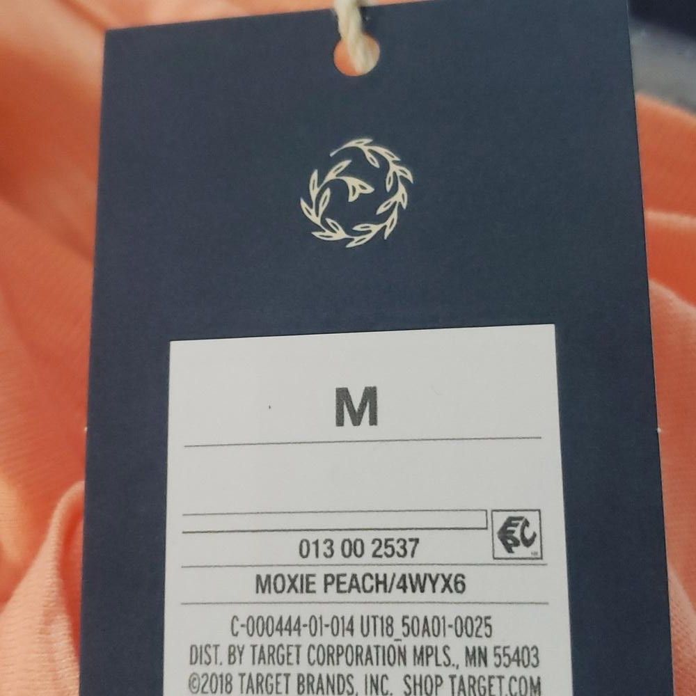 Designer CT606 NWT Ladies Peach Crew Neck Short Sleeve T-shirt M Size M / US 6-8 / IT 42-44 - 5 Thumbnail
