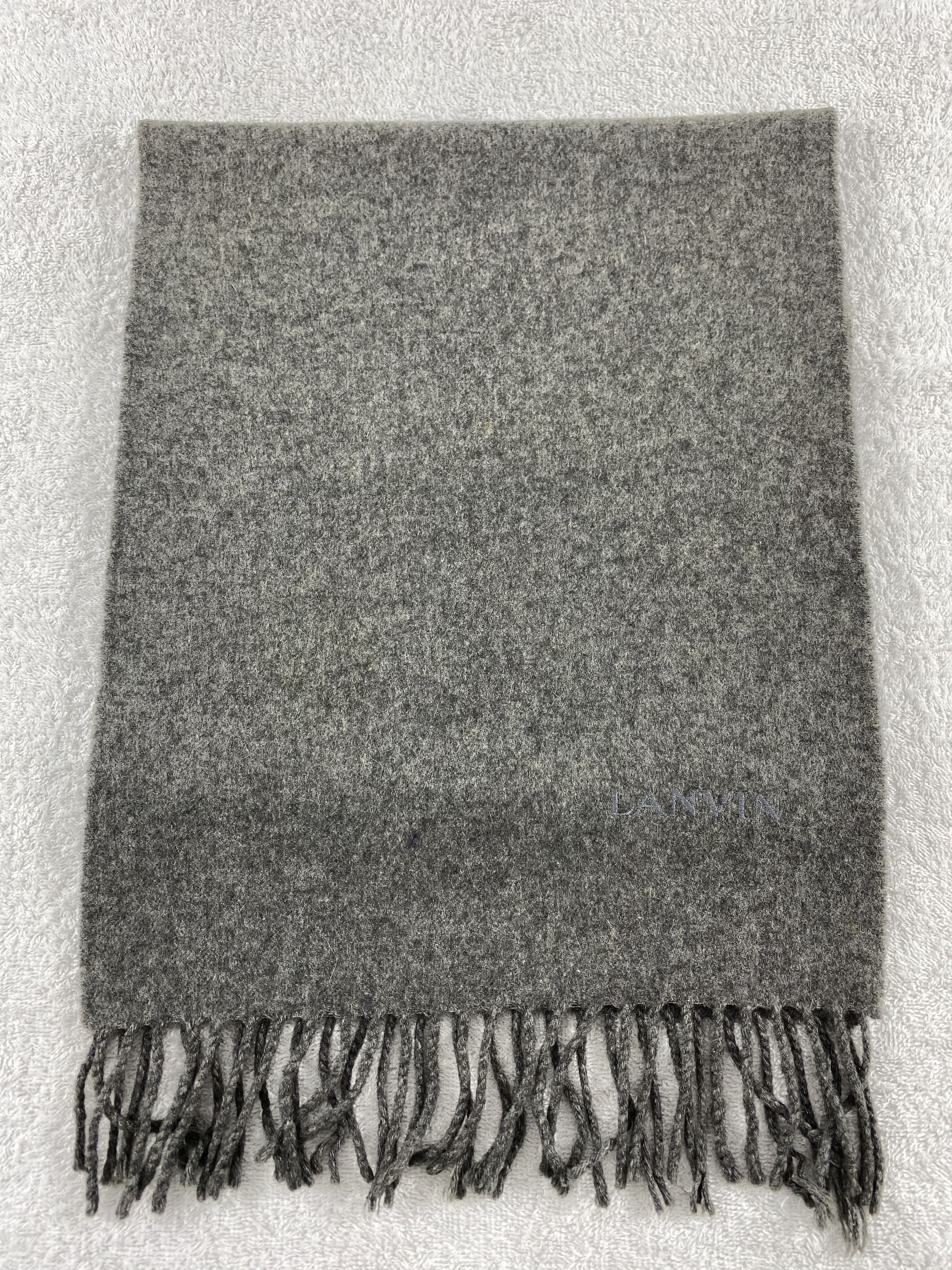 Lanvin × Vintage Lanvin Scarf / Muffler / Neckwear - WW1680 Size ONE SIZE - 2 Thumbnail