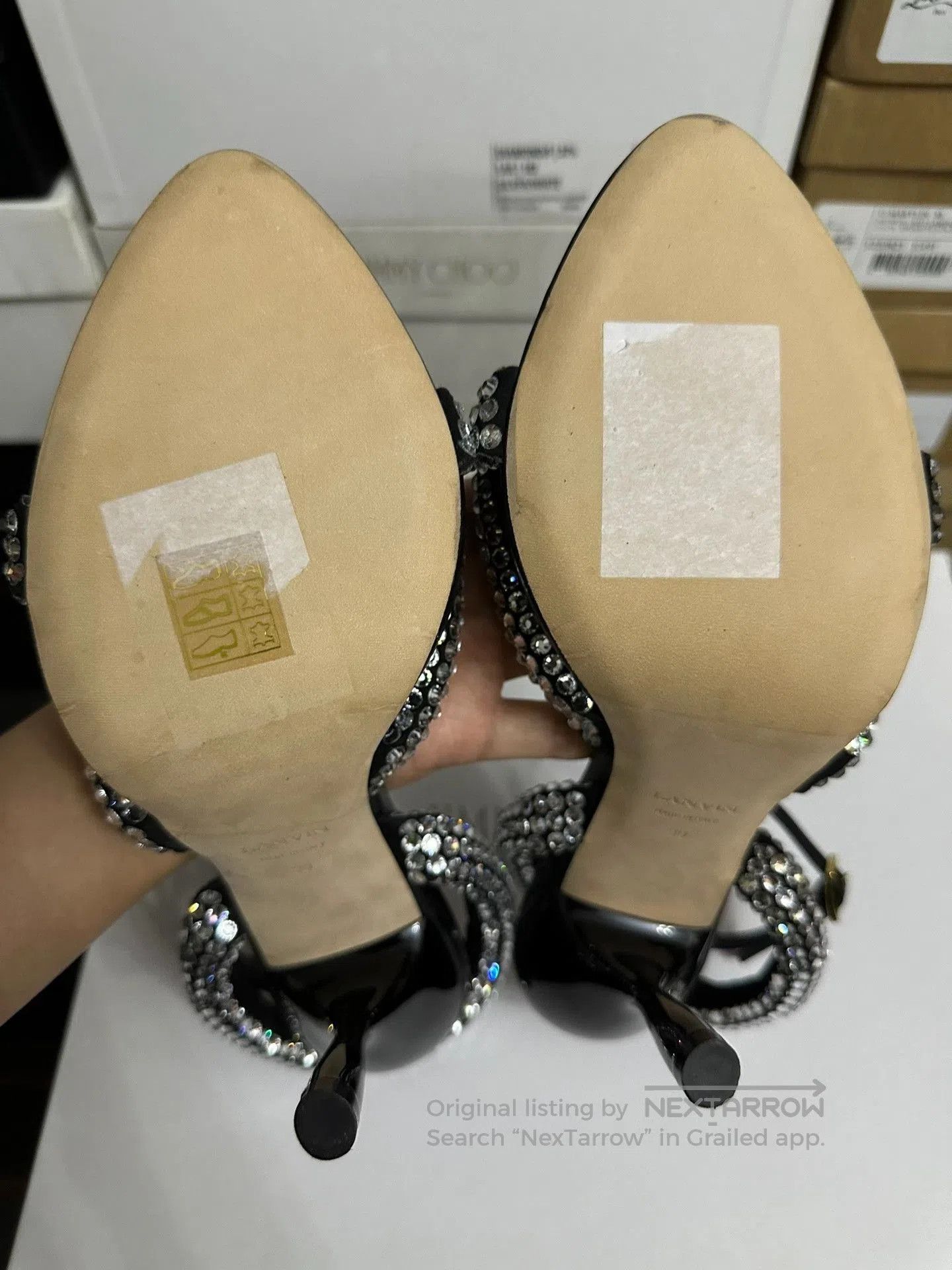 Lanvin LANVIN Crystal High Heels. Size US 8 / IT 38 - 6 Thumbnail