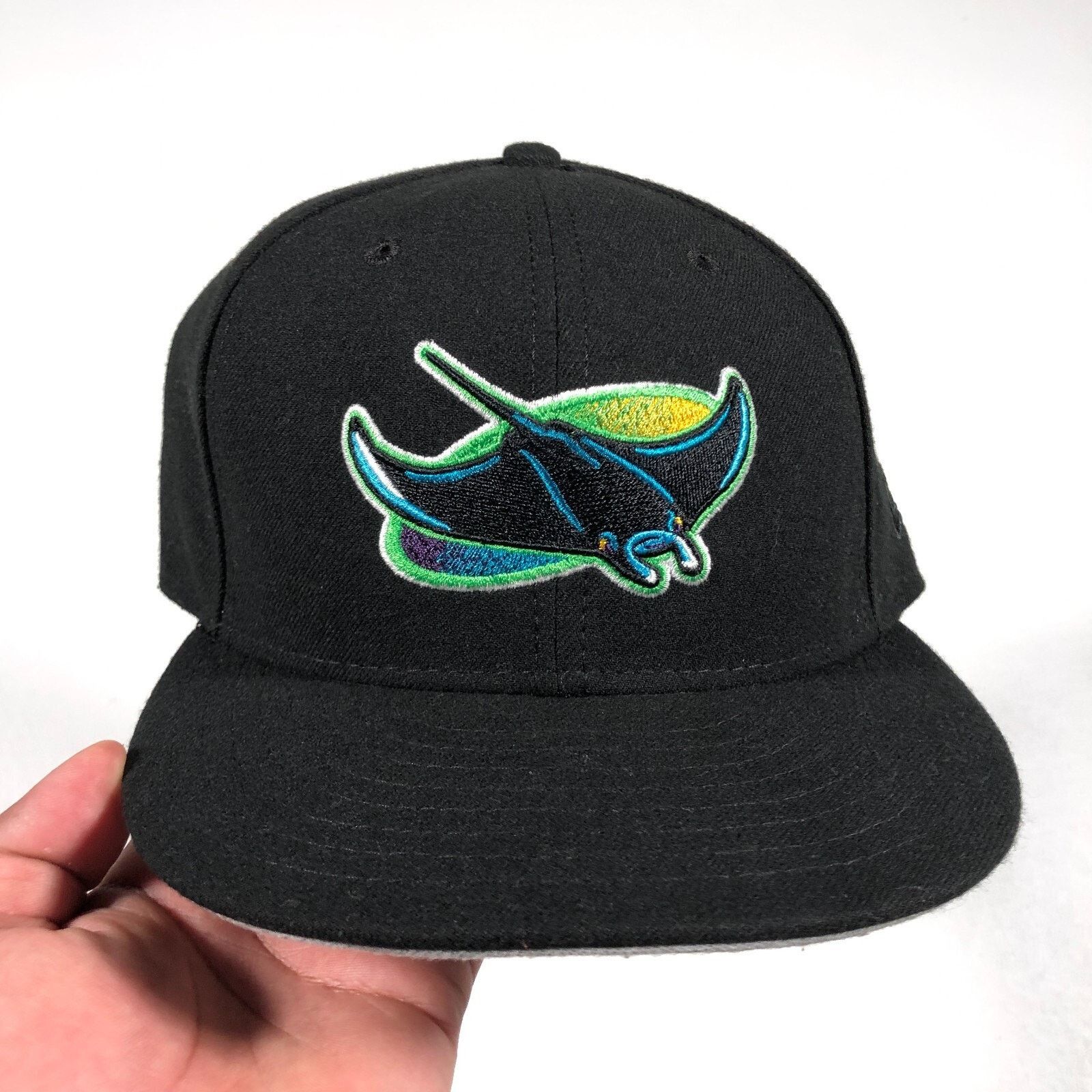 MLB × New Era New Era Black Tampa Bay Rays Cooperstown Hat cap size 7 3/8 Size ONE SIZE - 2 Thumbnail