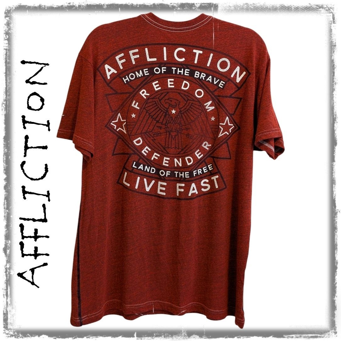 Affliction AFFLICTION Live Fast Freedom Defender T-shirt Men's XL Size US XL / EU 56 / 4 - 2 Thumbnail