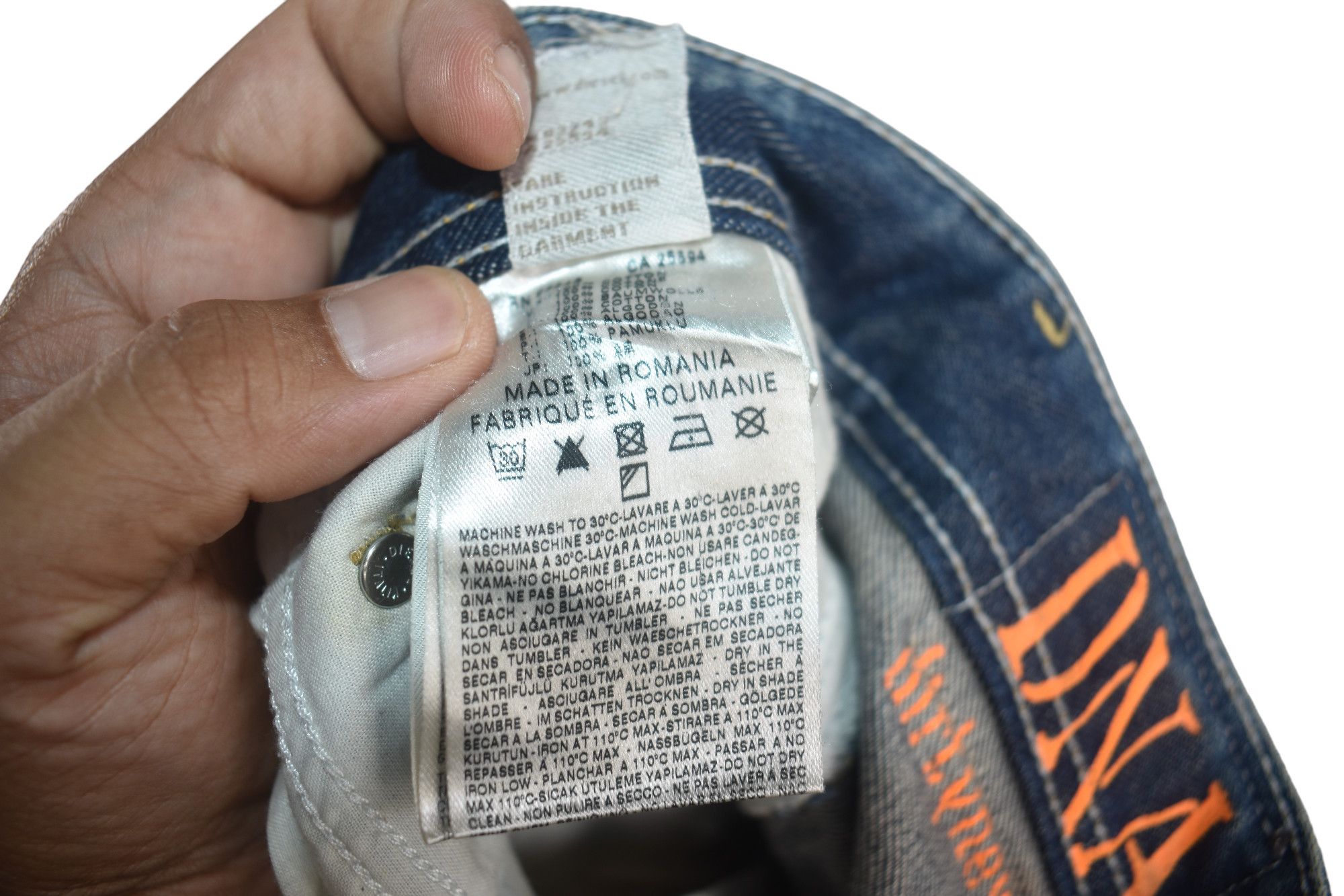 Diesel × Jean Diesel Krooly Distress Jeans W31 Size US 31 - 11 Thumbnail