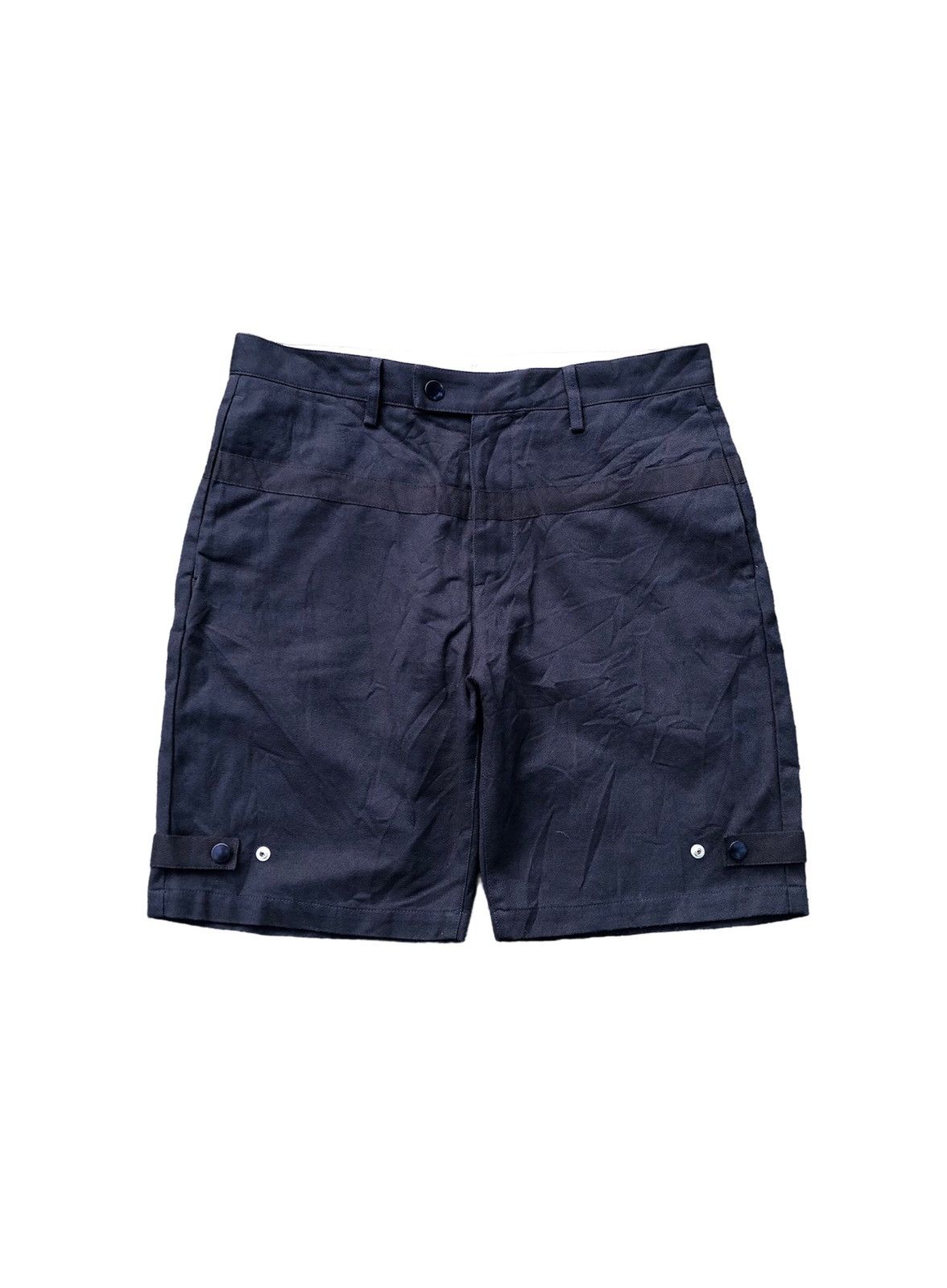 image of Craig Green x Jil Sander Oamc Ss15 Strap Shorts in Navy, Men's (Size 33)