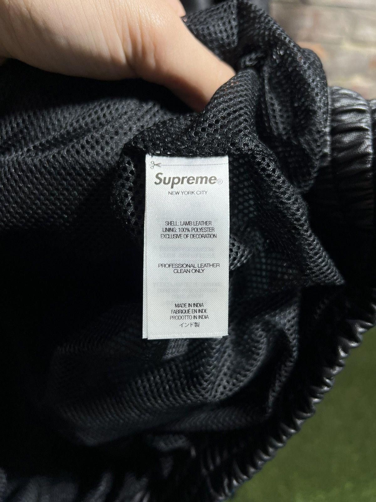Supreme Supreme Umbro Black Leather Jacket Size US L / EU 52-54 / 3 - 5 Thumbnail
