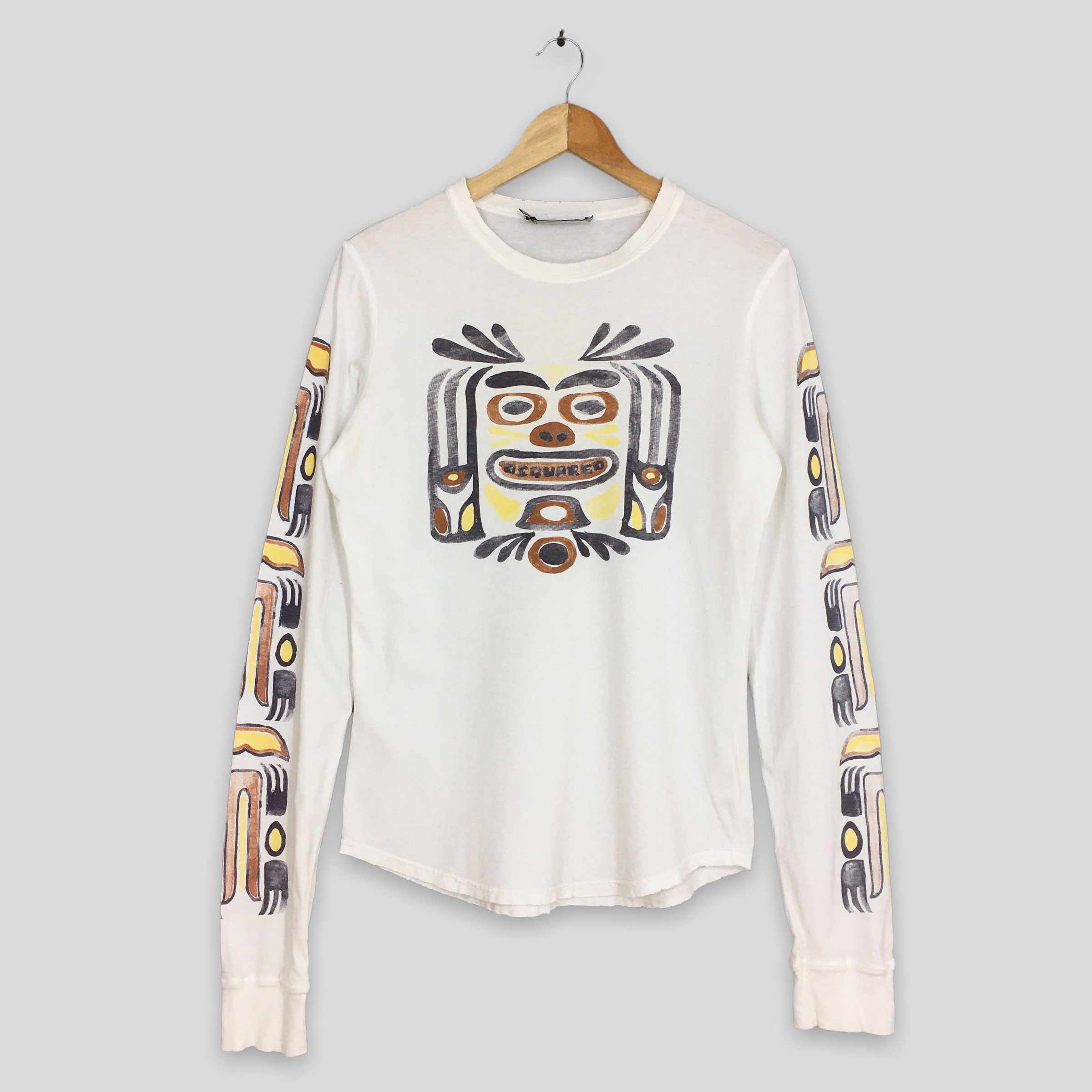 Dsquared2 Vintage Dsquared2 Italy Totemic Object Mika Pop Art Tshirt S Size US S / EU 44-46 / 1 - 1 Thumbnail