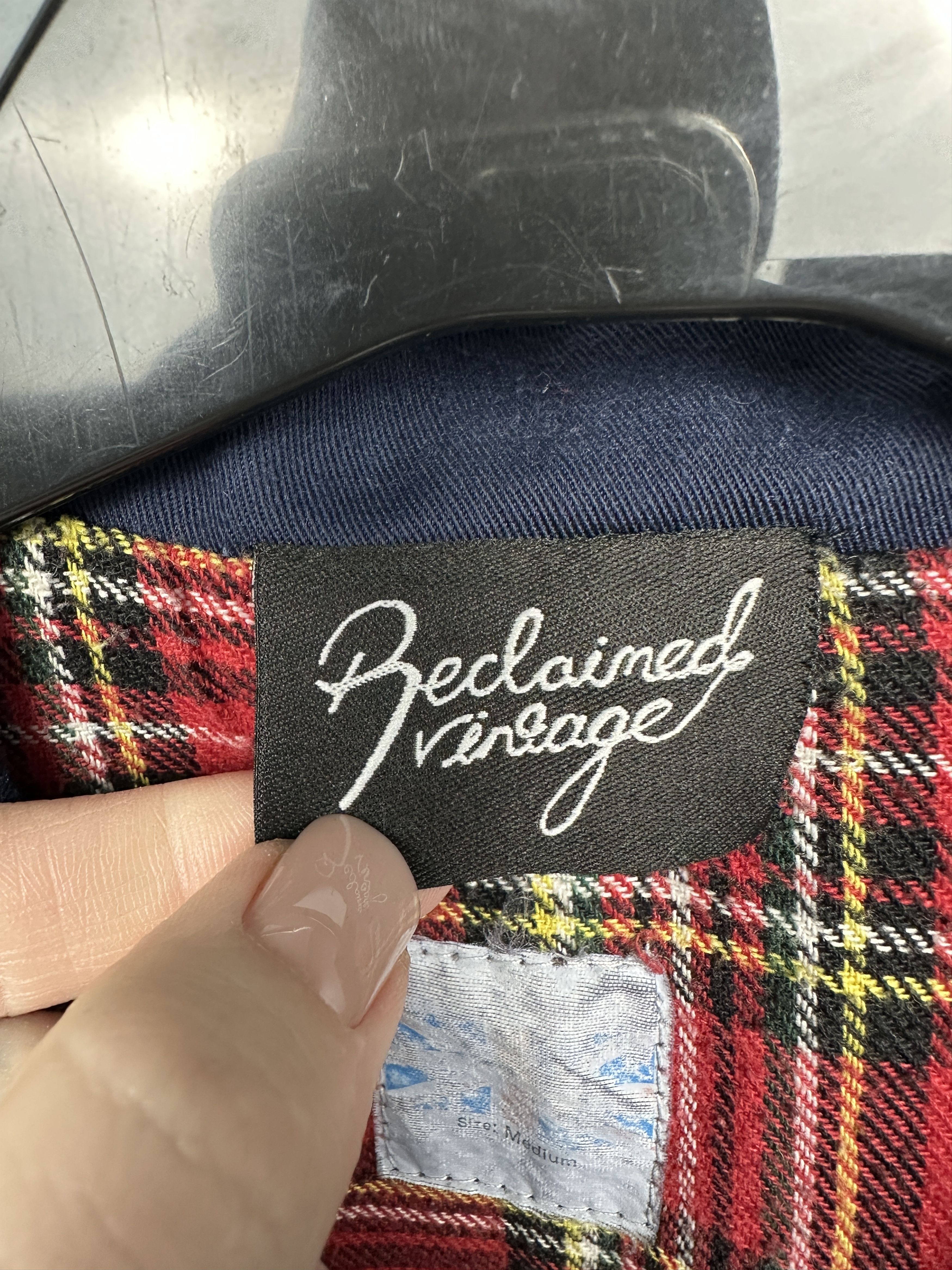 New England Outerwear × Vintage Vintage England Plaid Lined Collared Bomber Jacket Size US M / EU 48-50 / 2 - 4 Thumbnail