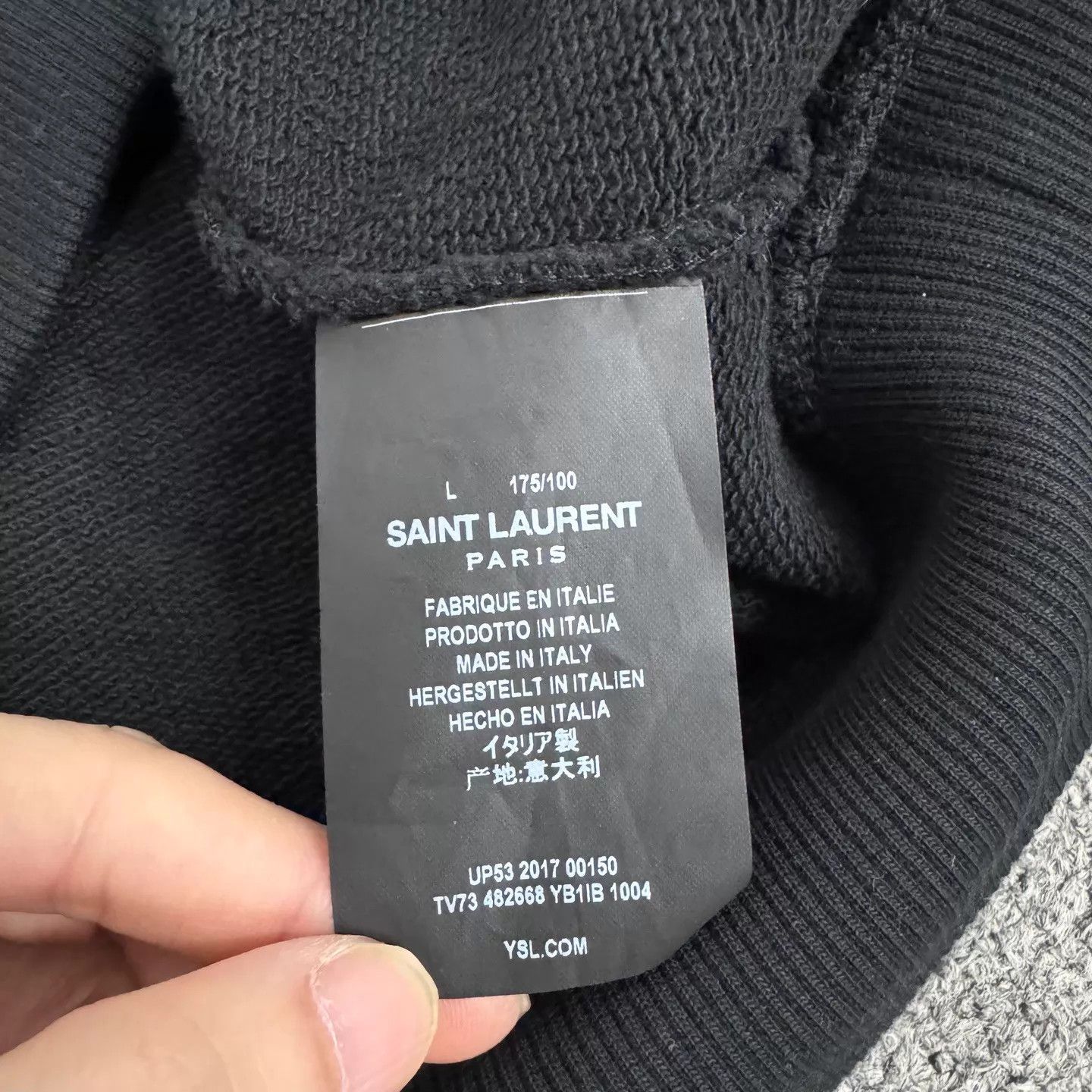 Saint Laurent Paris SLP Red Lip Logo Hoodie L 99 New Size US L / EU 52-54 / 3 - 6 Thumbnail