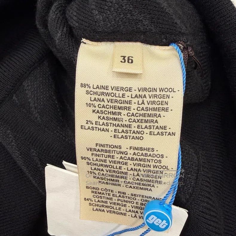 Hermes Hermes Black Wool Cashmere Two-sided Wear Sweater Size XS / US 0-2 / IT 36-38 - 4 Thumbnail