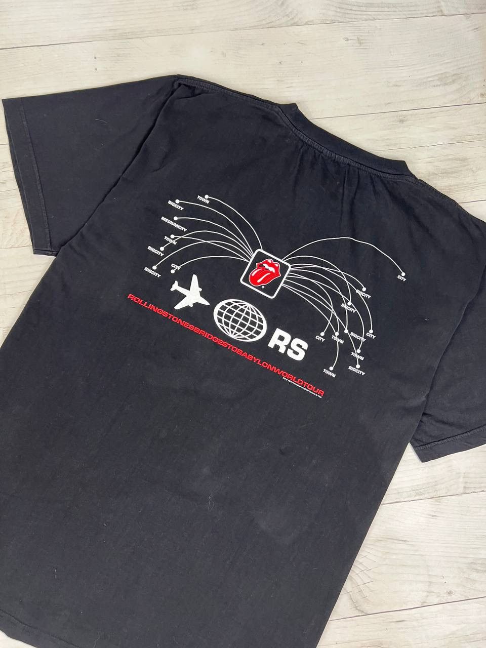 The Rolling Stones Vintage 1997 The Rolling Stones T shirt World Tour Size US XL / EU 56 / 4 - 9 Thumbnail