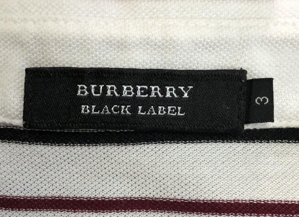 Burberry Burberry Black Label Men’s Striped Short Sleeve Polo Shirt Size US M / EU 48-50 / 2 - 10 Thumbnail