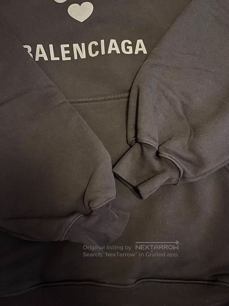 Balenciaga Balenciaga Black Coal Color Men's Sweatshirt Size US S / EU 44-46 / 1 - 3 Thumbnail