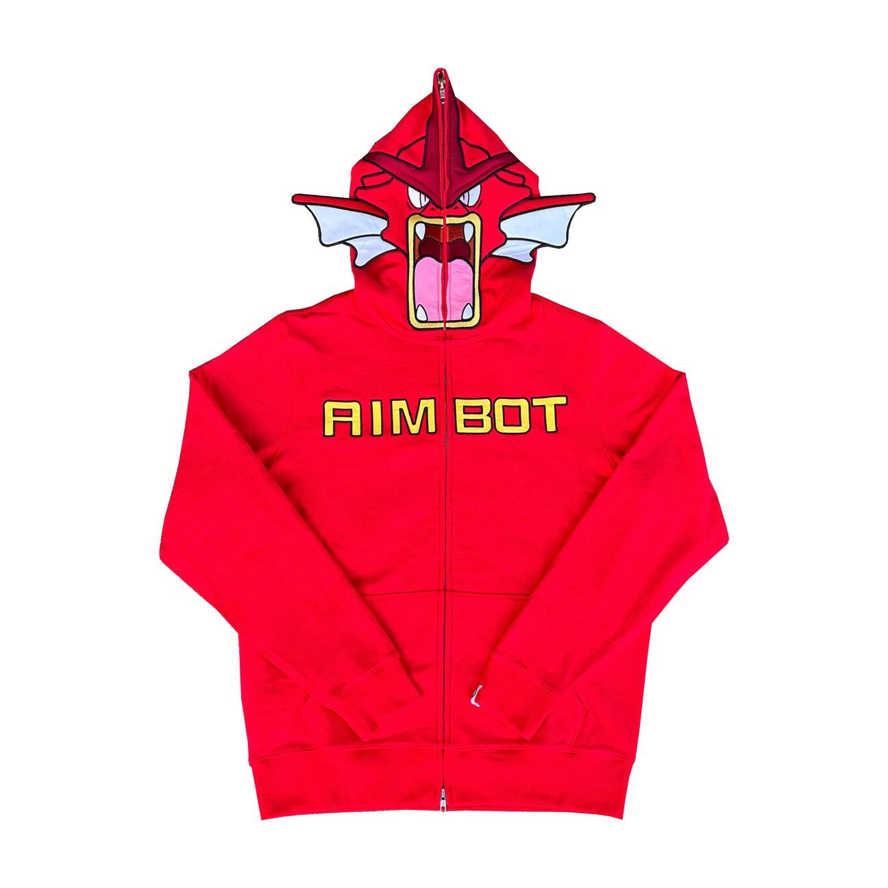 Ecosys Aimbot Shiny Gyarados Pokemon Hoodie - Red Size US L / EU 52-54 / 3 - 1 Thumbnail