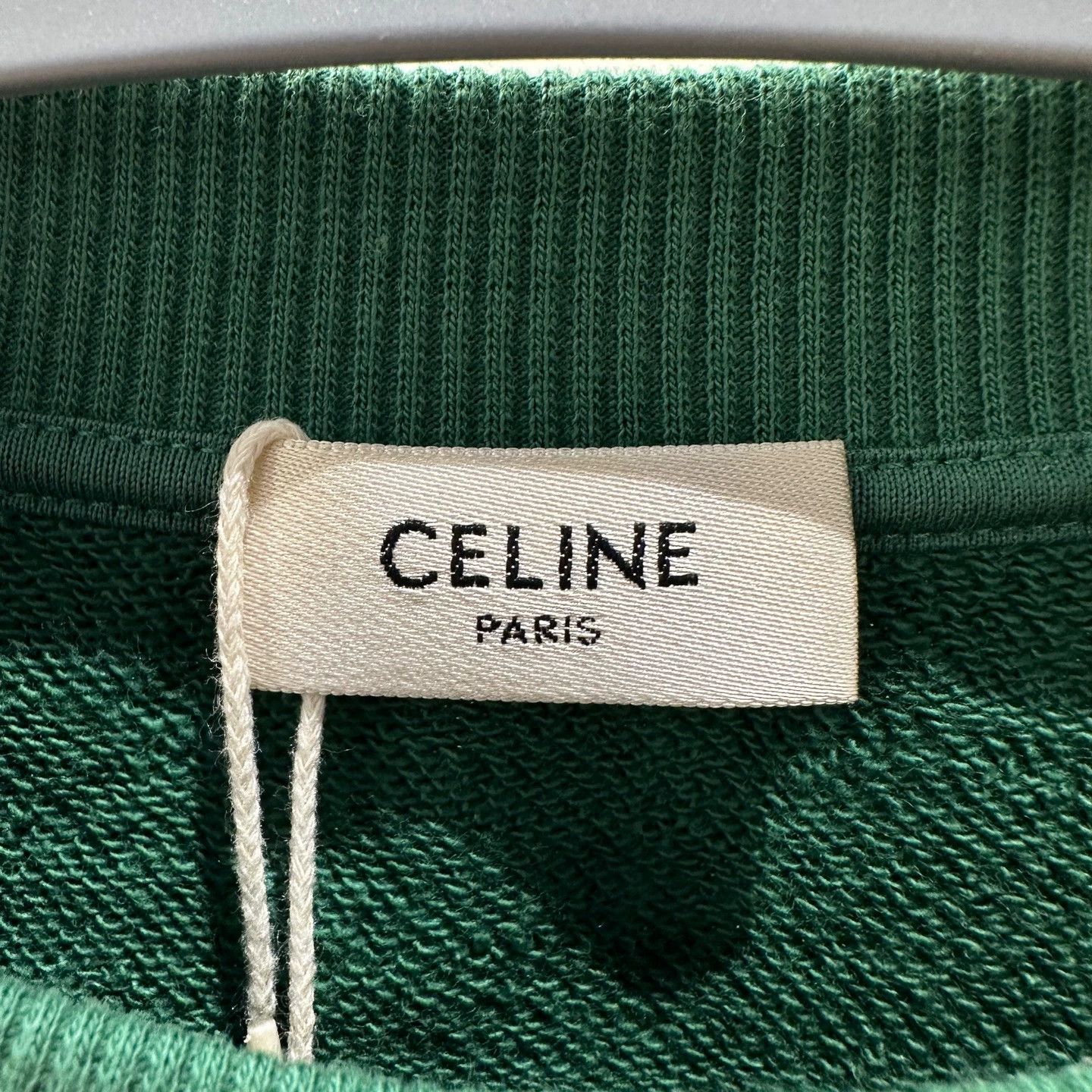 Celine Celine Logo Short Long Sleeve Sweatshirt M Cotton Size M / US 6-8 / IT 42-44 - 3 Thumbnail