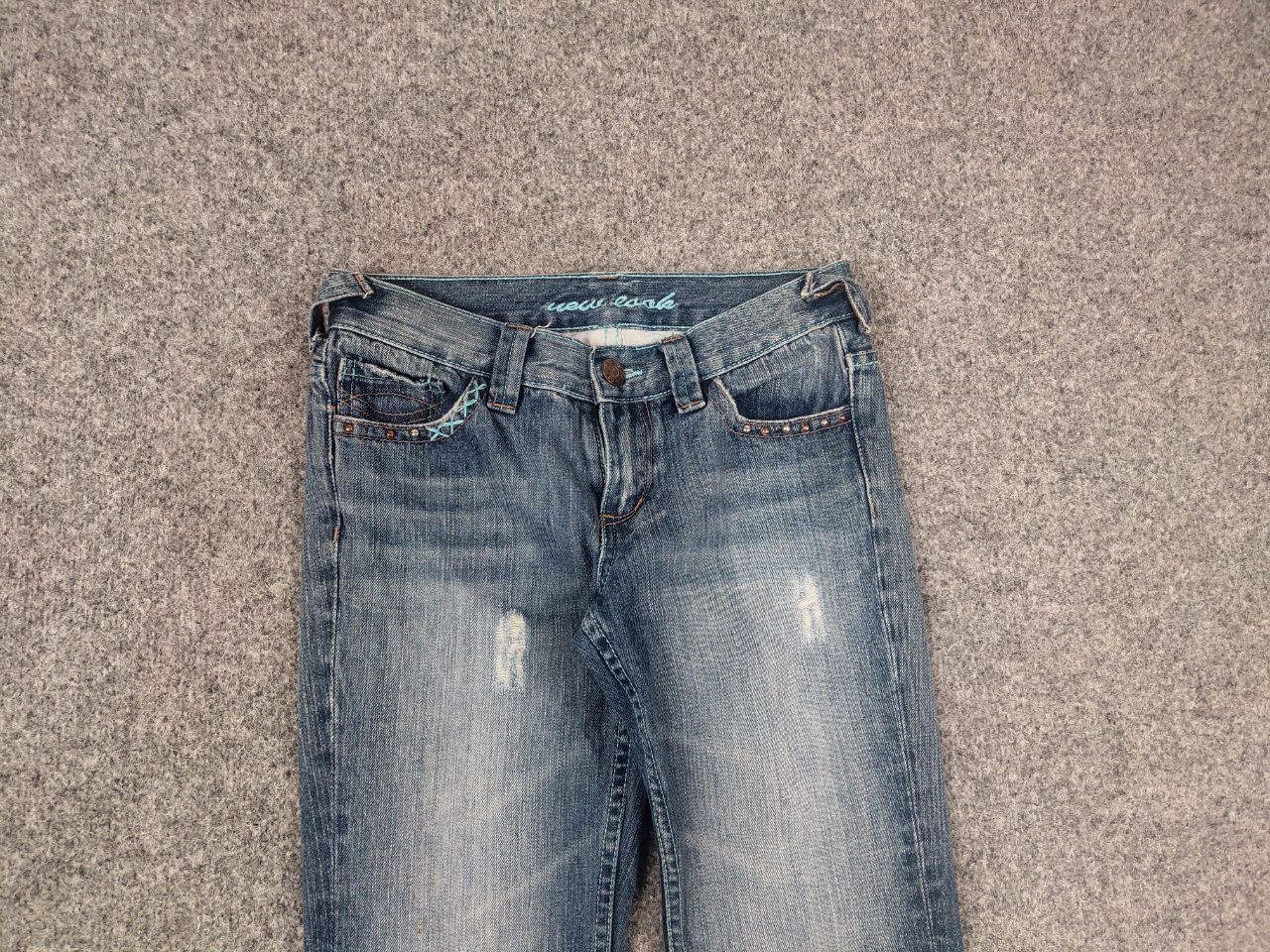 Japanese Brand Vintage Y2K Japan hysteric glamour Low-rise Flared Jeans Size 30" / US 8 / IT 44 - 8 Thumbnail