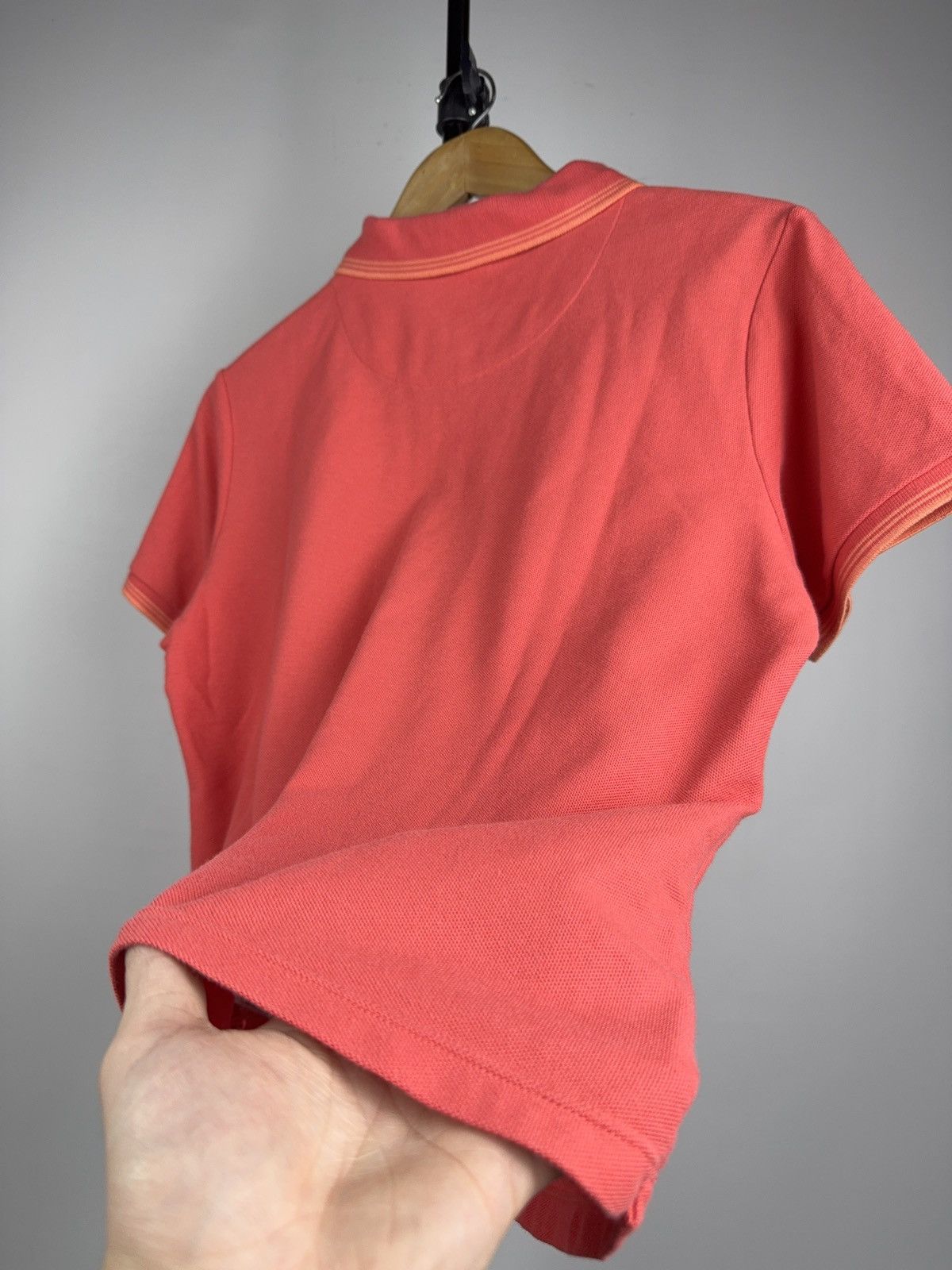 Nike 00s Retro vntg Nike Dri-Fit Swoosh Polo Shirt Coral Women Size L / US 10 / IT 46 - 17 Thumbnail